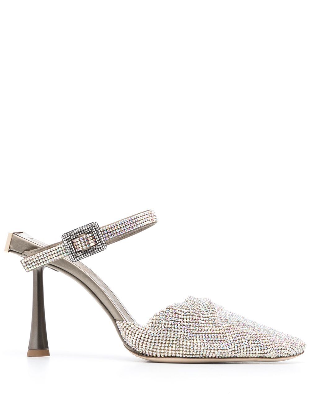 Benedetta Bruzziches Women's Silver Heels - Elegant High Heel Shoes for Parties, Weddings & Special Occasions