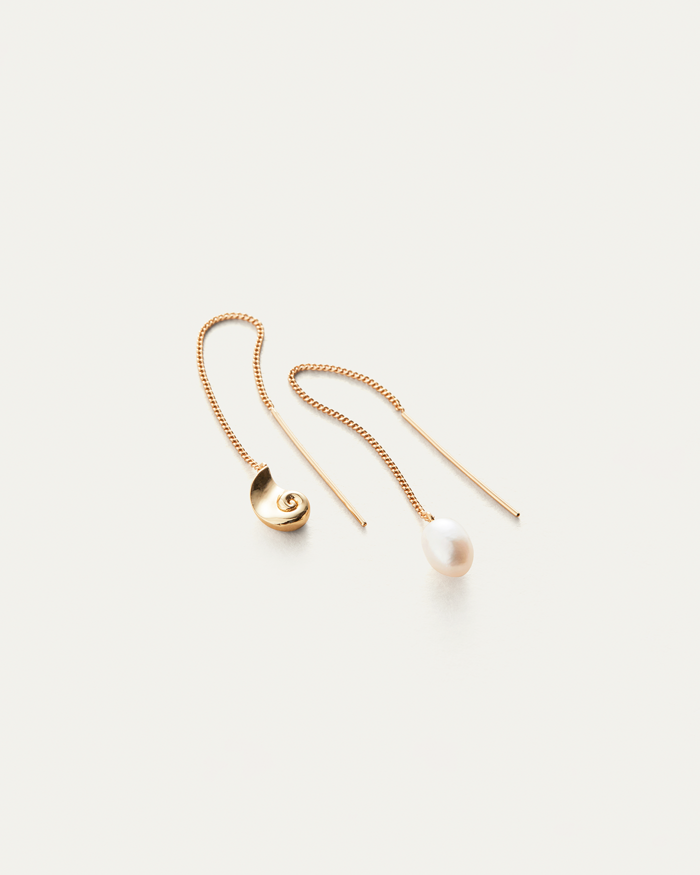 Lucille Threader Earrings - Dainty Gold Threader Hoop Earrings for Women, Minimalist Fine Jewelry Gift for Her - Perfect for Everyday Wear, Parties & Special Occasions