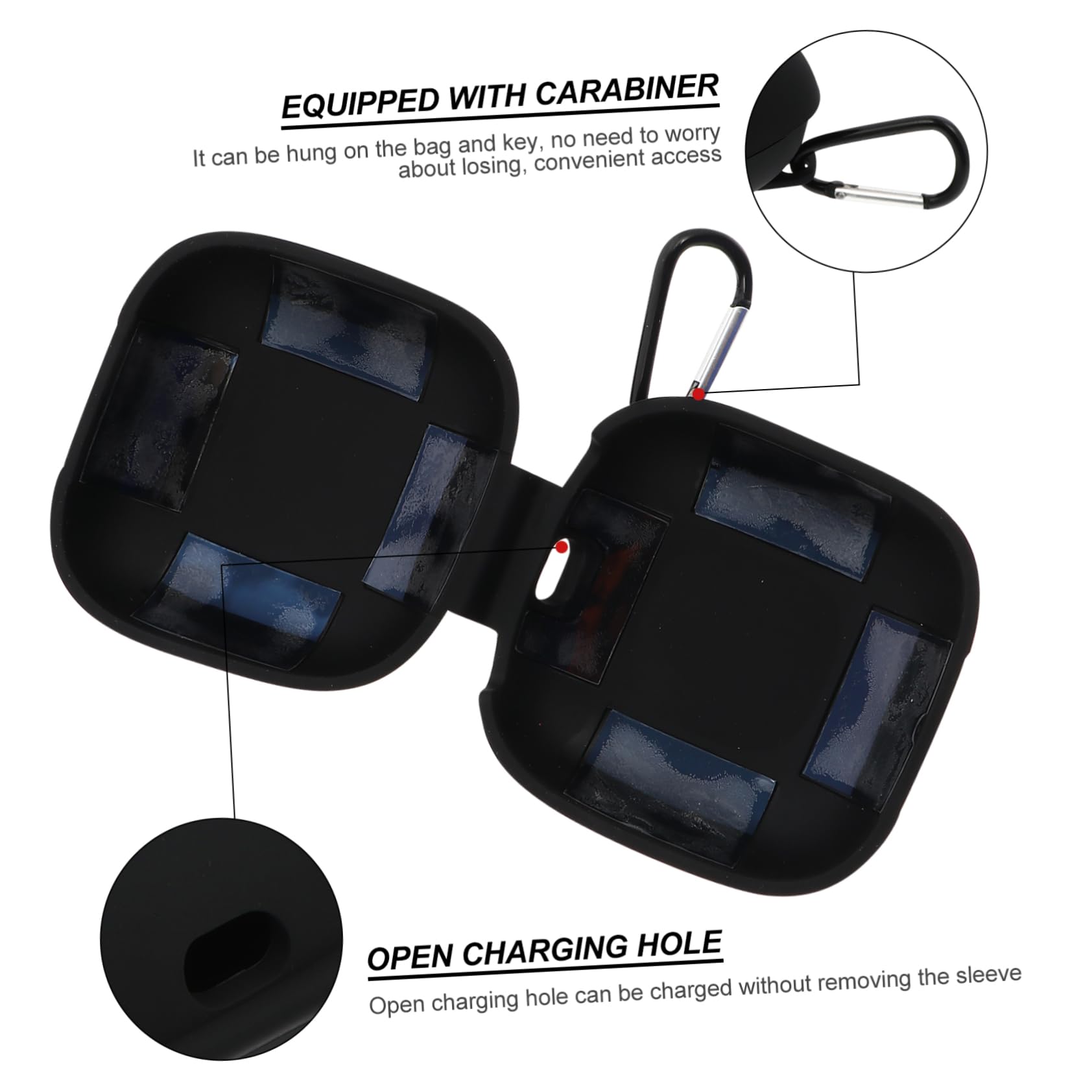 CAXUSD Hard Protective Charger Case for Over-Ear Headphones - Durable Storage Box for Earphones & Headsets - Perfect for Travel, Gym, and Daily Use
