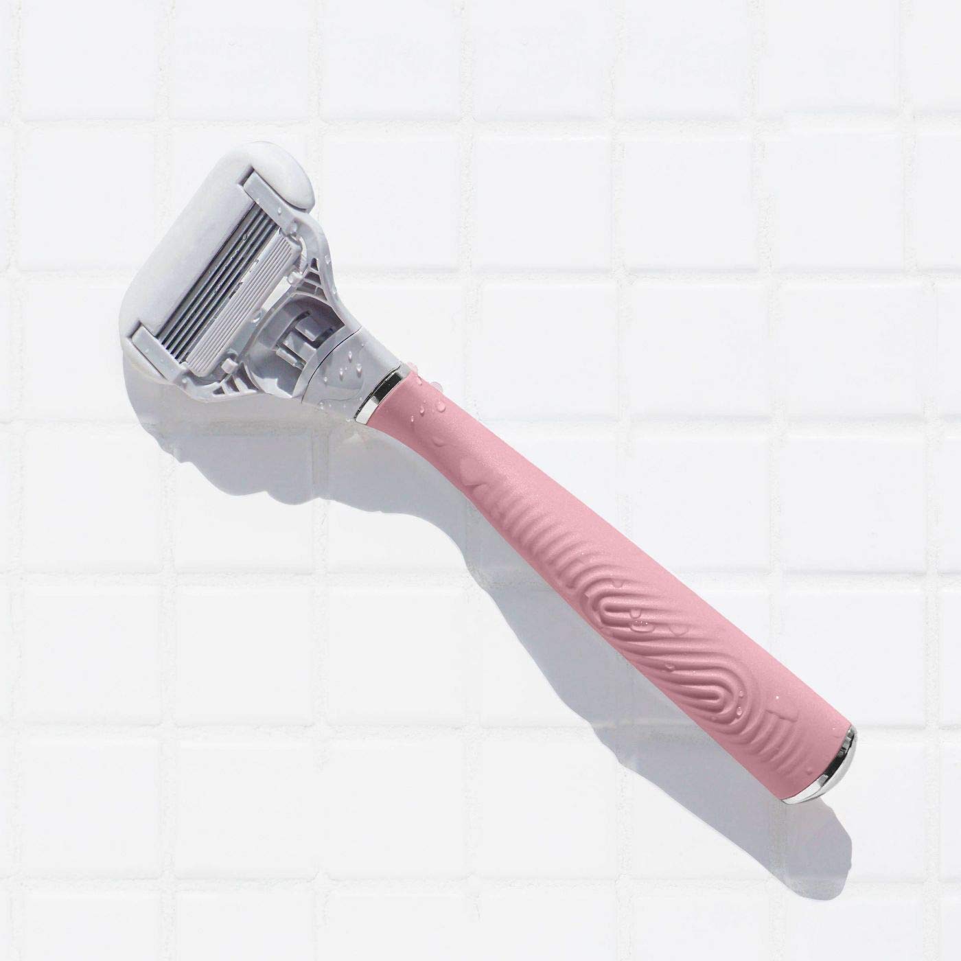 Flamingo Women's 5-Blade Razor with Replacement Blade Cartridge - Desert Rose | Smooth Shaving for Legs, Underarms & Bikini Area | Premium Shaving Kit for Women