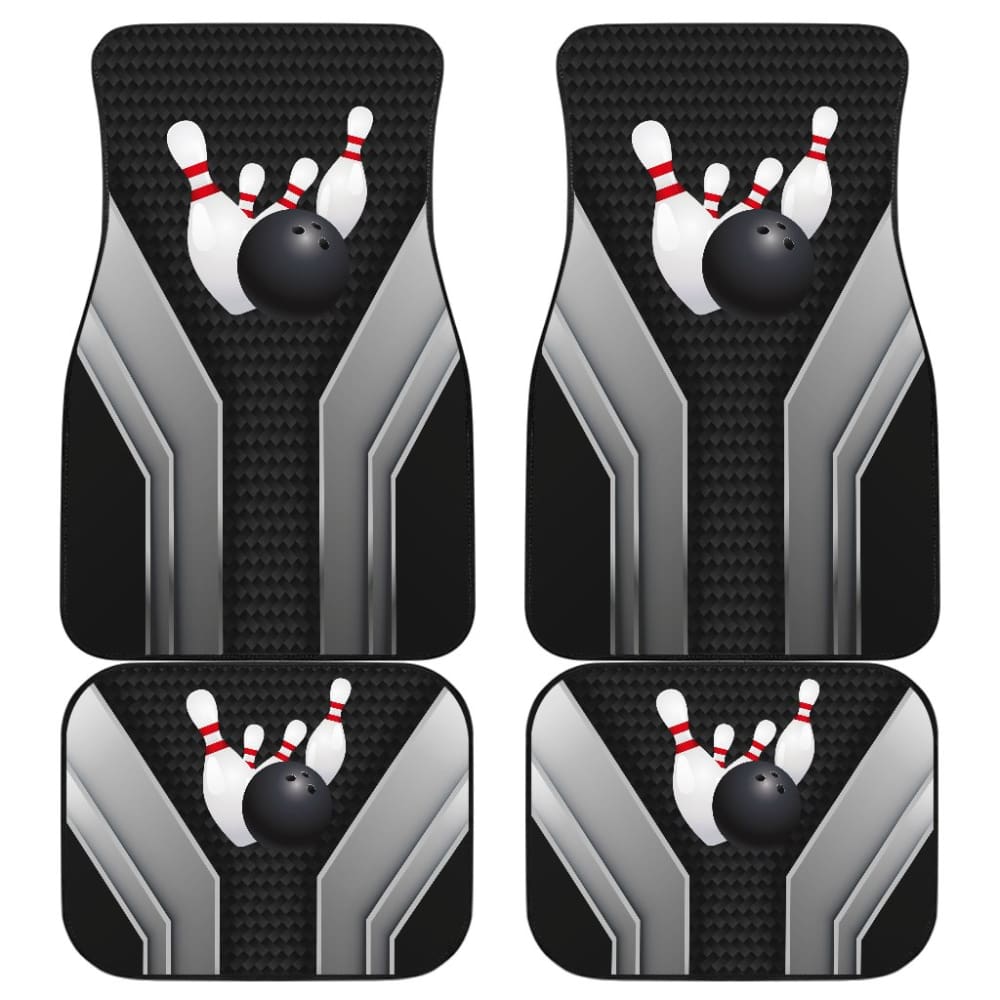 Bowling Car Seat Cover with Metal Print - Durable & Stylish Protection for Your Vehicle - Perfect for Bowling Enthusiasts & Sports Fans