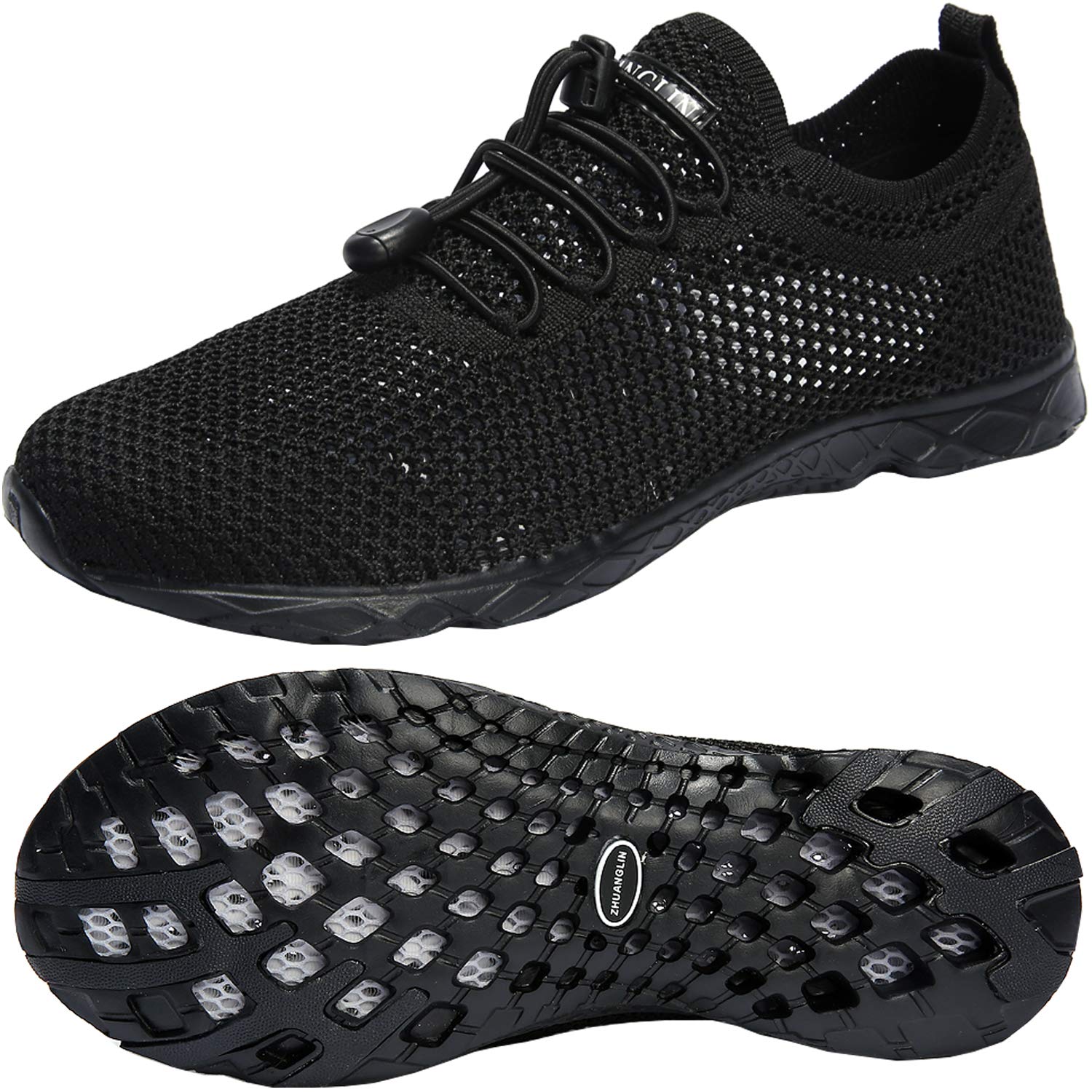 Men's Quick Drying Aqua Water Shoes for Swimming, Beach, Surfing & Outdoor Activities - Lightweight & Comfortable Waterproof Shoes