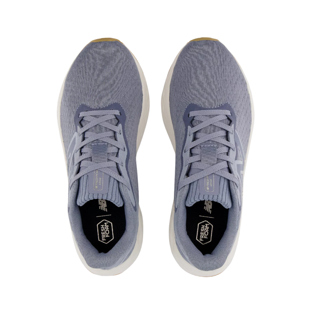 New Balance Women's Fresh Foam X Arishi V4 Running Shoes - Arctic Grey/Light Arctic Grey (B Width) | Lightweight Cushioned Sneakers for Jogging, Gym Workouts & Everyday Comfort