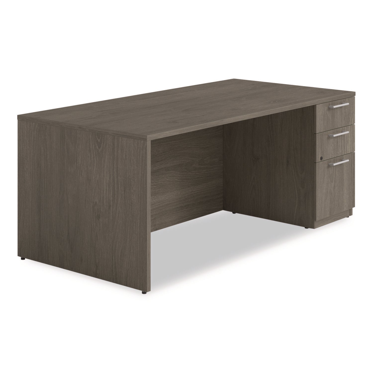 Alera Seville Series Single Pedestal Office Desk - 72