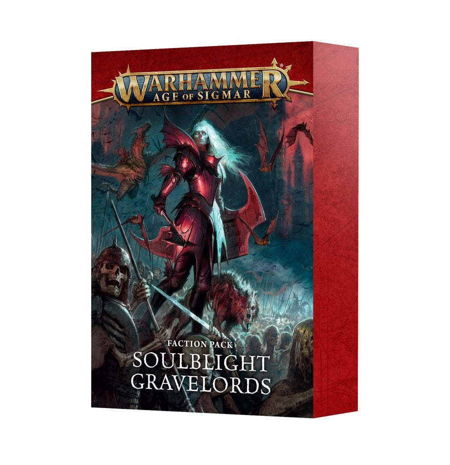 Age of Sigmar: Soulblight Gravelords Faction Pack - Vampire-Themed Miniatures for Warhammer Tabletop Battles & Fantasy Gaming