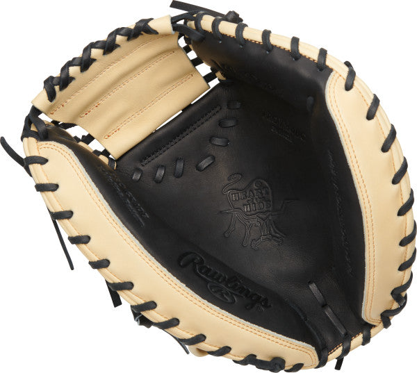 Rawlings Heart of the Hide 34 Yadier Molina PROYM4BC Baseball Glove - Premium Leather Catcher's Mitt for MLB & College Players, Perfect for Training & Game Day Performance