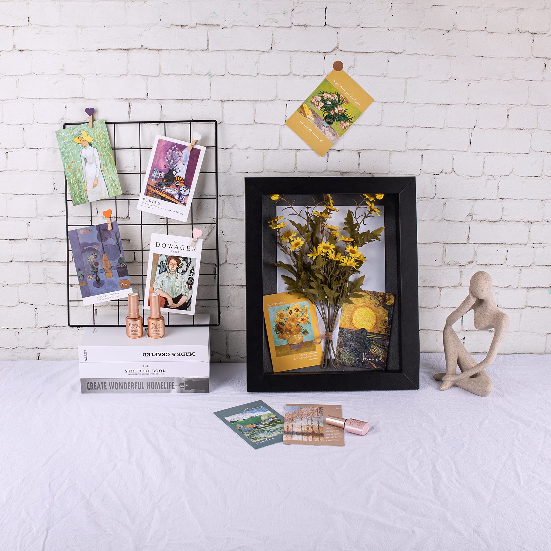 Frametory 11x14 Shadow Box Frame - Front Opening Display Case with 2 Inch Depth for Wall & Tabletop - Memory Keepsake Box with 6 Pins Included (Black) - Perfect for Displaying Photos, Memorabilia, Wedding Souvenirs & Collectibles