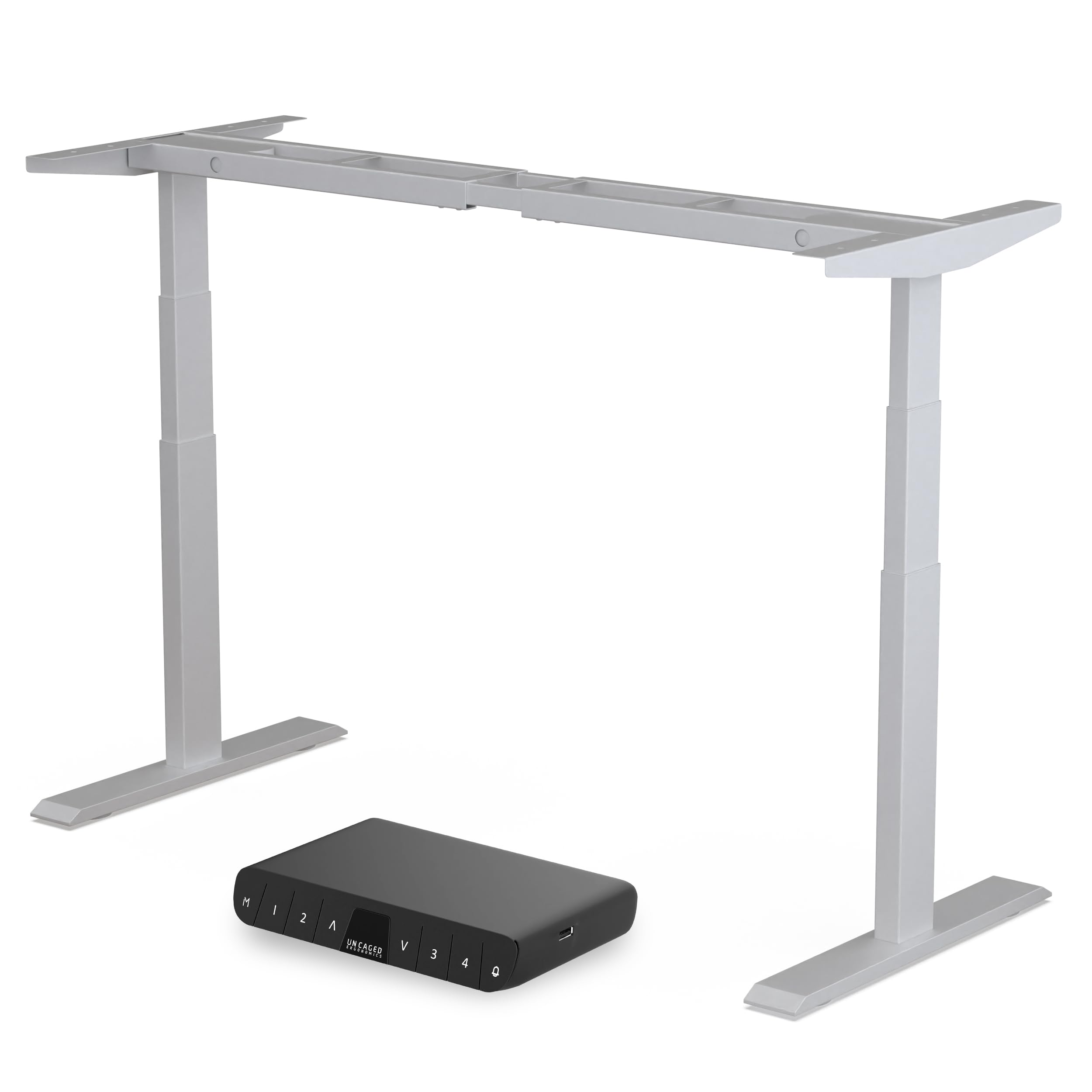 Rise Up Electric Standing Desk Legs - Dual Motor Adjustable Height Frame with Memory Function for Sit Stand Workstation | Perfect for Home Office, Gaming & Workspace Ergonomics