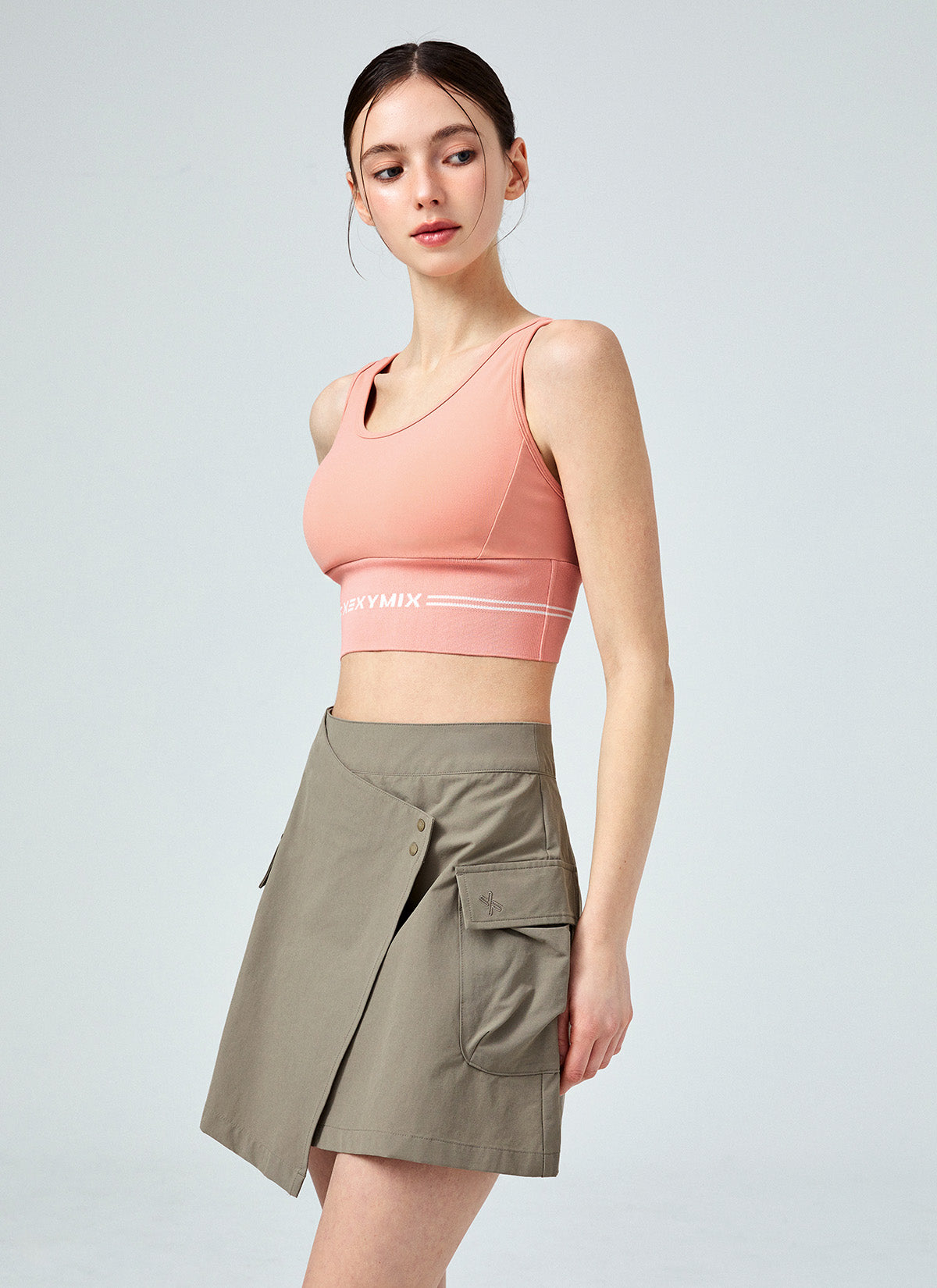 Dual Grip Layered Wrap Skirt for Women - Adjustable Waist Flowy Maxi Skirt for Beach, Yoga & Summer Outfits