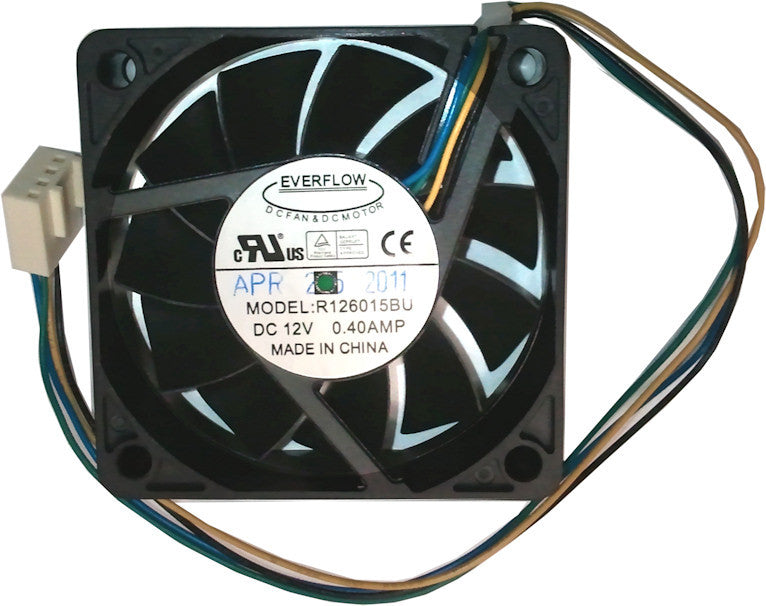Everflow 60x60x15mm Dual Ball Bearing Ultra High Speed PWM Fan R126015BUAF - High Performance Cooling for PC, Gaming Rig & Electronics - Perfect for Overclocking & Silent Operation