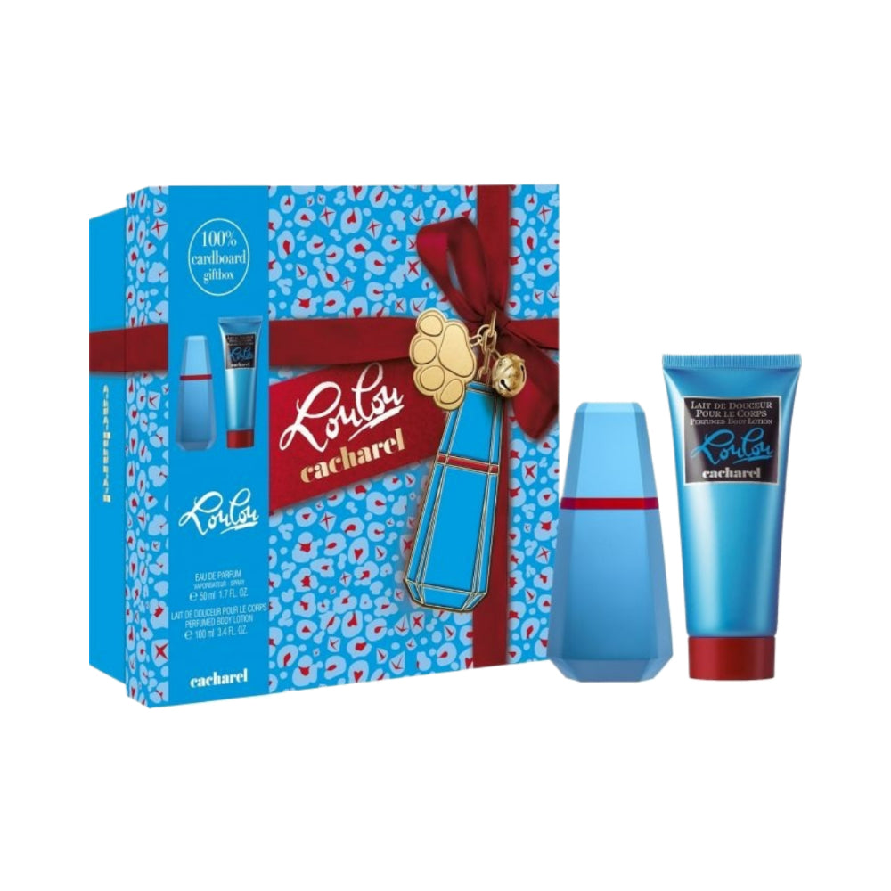 Lou Lou 2 Piece Eau de Parfum Set - 50ml Perfume Bottle for Women | Long-Lasting Floral Fragrance | Perfect for Date Night, Office & Special Occasions