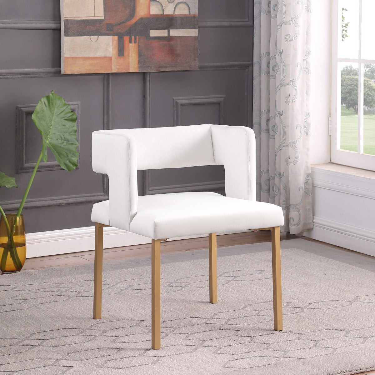 2 Pack Beige Dining Chairs - Modern Upholstered Side Chairs for Kitchen, Dining Room, and Office - Comfortable & Stylish Seating Solution