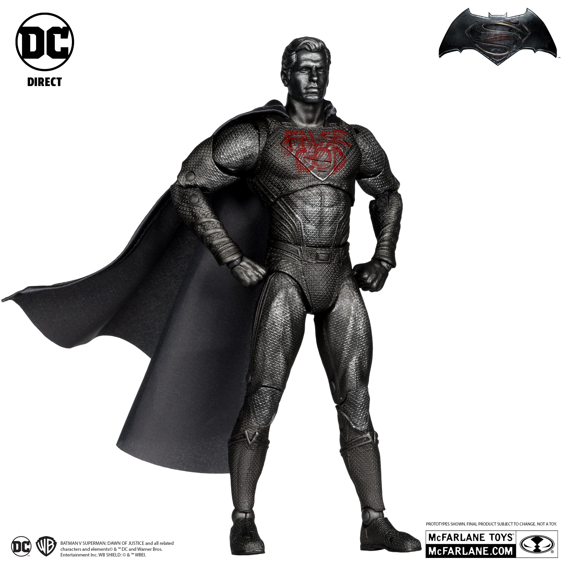Superman (False God) Platinum Edition Action Figure - Batman v Superman: Dawn of Justice DC Multiverse Collectible - Perfect for Display, Gifts & DC Fans