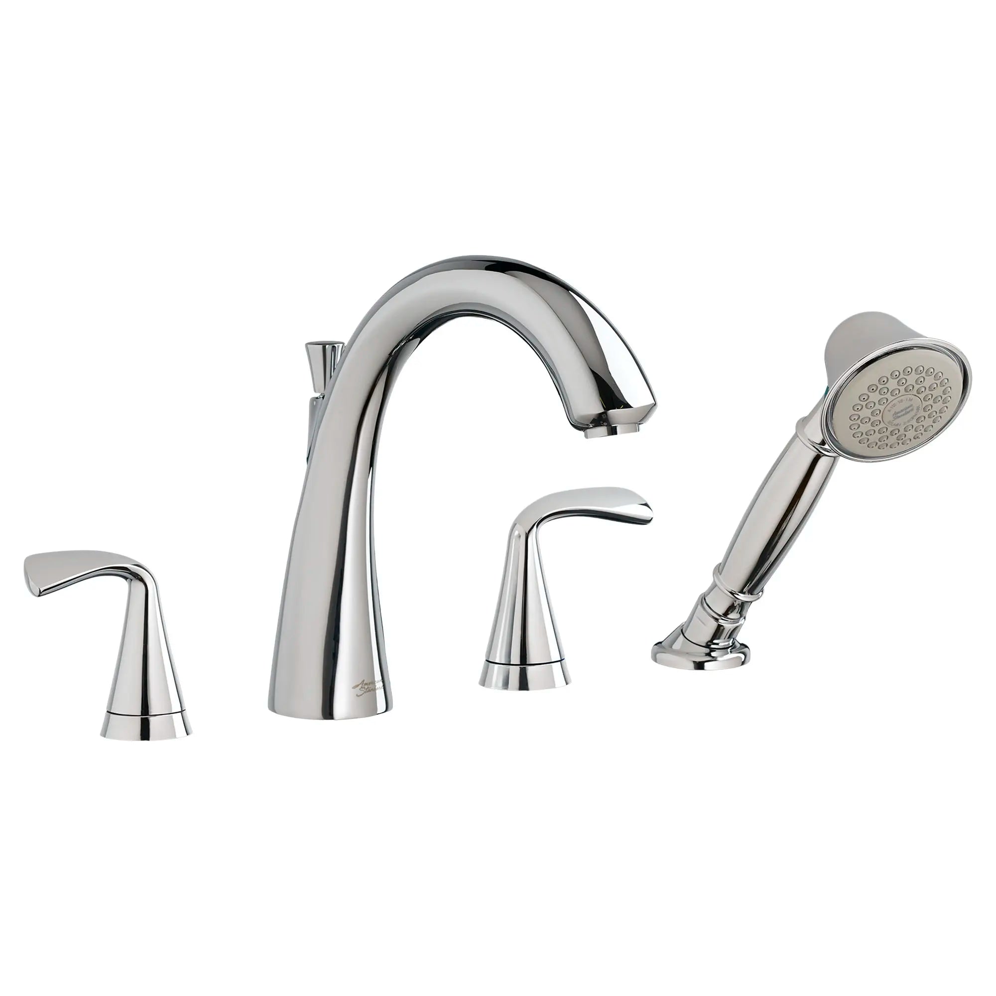 Fluent® Bathtub Faucet with Lever Handles & Personal Shower - Compatible with Flash® Rough In Valve - Perfect for Modern Bathroom Renovations and Spa-Like Shower Experiences