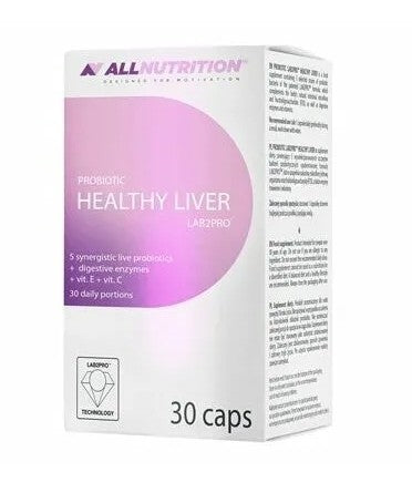 Allnutrition Probiotic for Liver Health - 30 Capsules | Supports Digestion & Detox | Ideal for Daily Wellness & Gut Health Maintenance