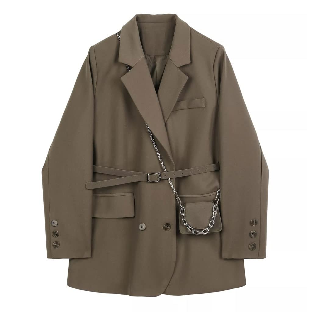 Stylish Women's Casual Blazer Jacket for All Seasons - Spring, Autumn & Winter Workwear Coat (One Size, Color A) | Perfect for Office, Business Meetings & Everyday Outfits