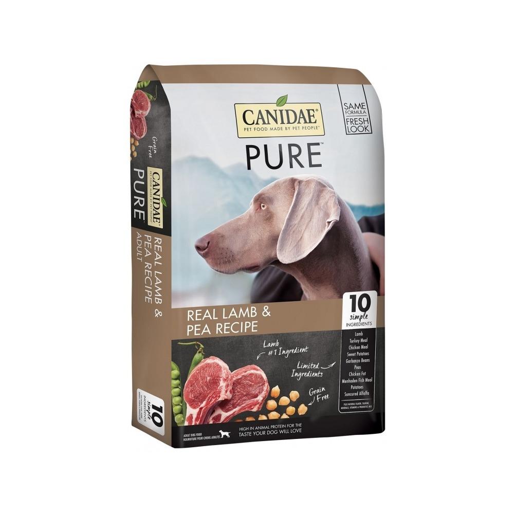 PURE Grain Free Dog Dry Food - Lamb & Pea Recipe for Adult Dogs - High Protein, Natural Ingredients - Perfect for Sensitive Stomachs & Allergies - Ideal for Daily Meals & Training Treats