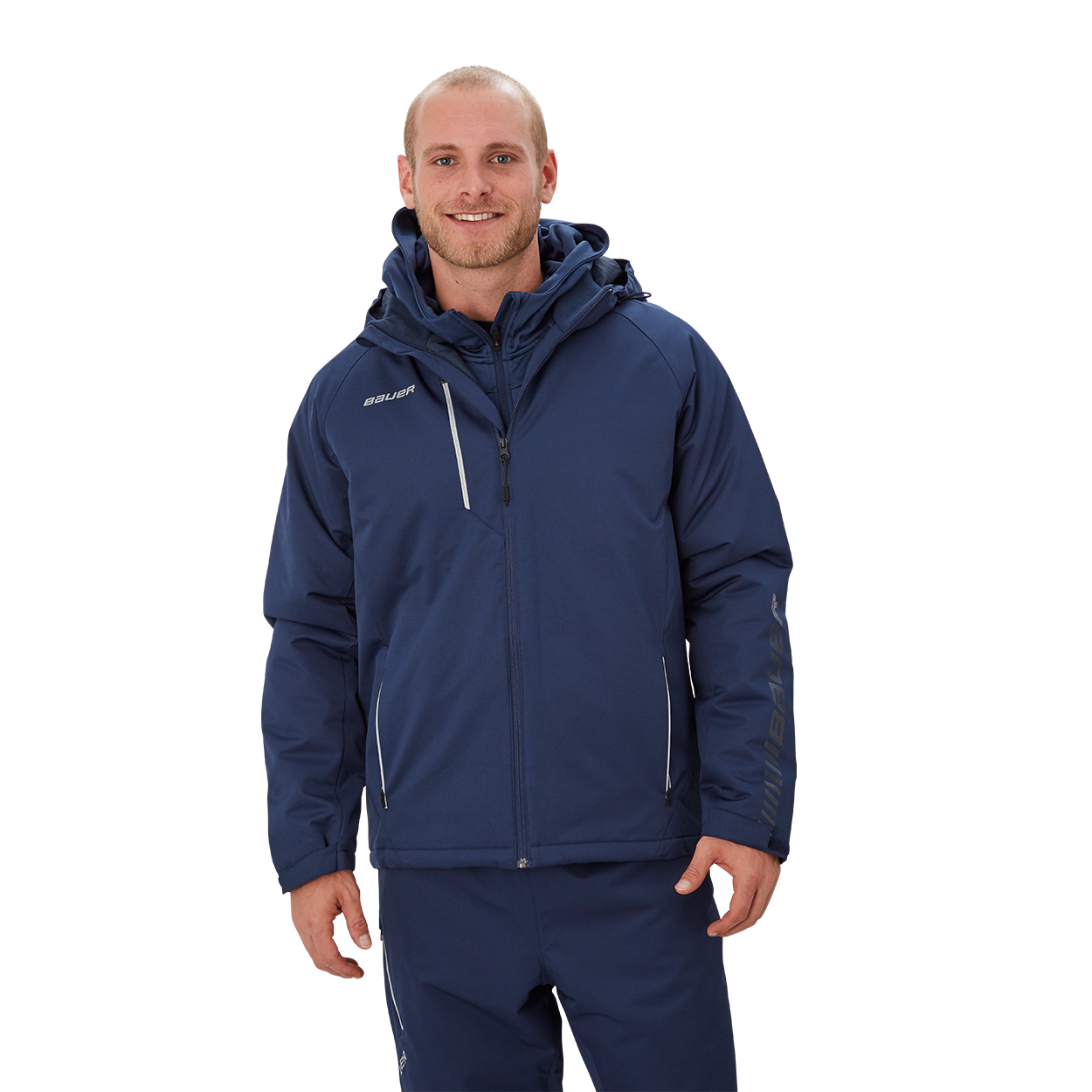 Bauer Hockey Heavyweight Jacket for Youth - Warm & Durable Winter Hockey Coat for Kids - Perfect for Ice Skating, Outdoor Sports & Cold Weather Activities