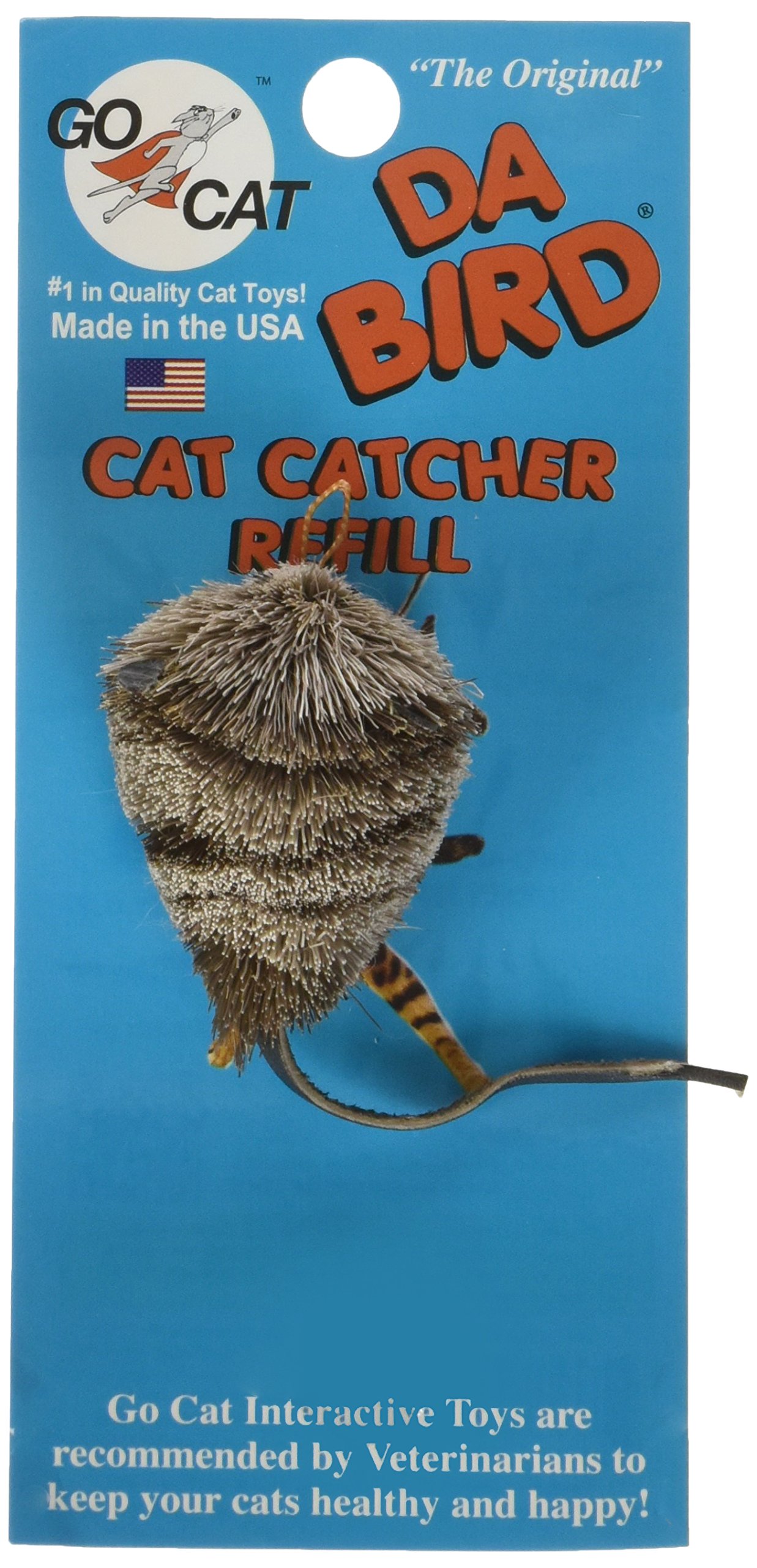 Go Cat Refillable Cat Toy - Interactive Mouse Chaser for Indoor Cats - Perfect for Playtime & Exercise