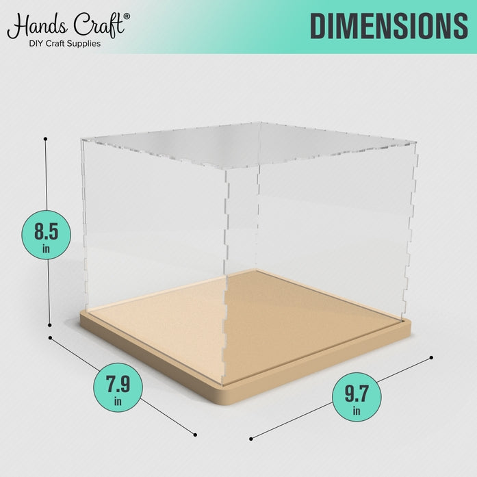 DG100 Series Acrylic Dust Cover Case - Clear Protective Shield for Digital Pianos & Keyboards - Perfect for Home, Studio & Stage Use