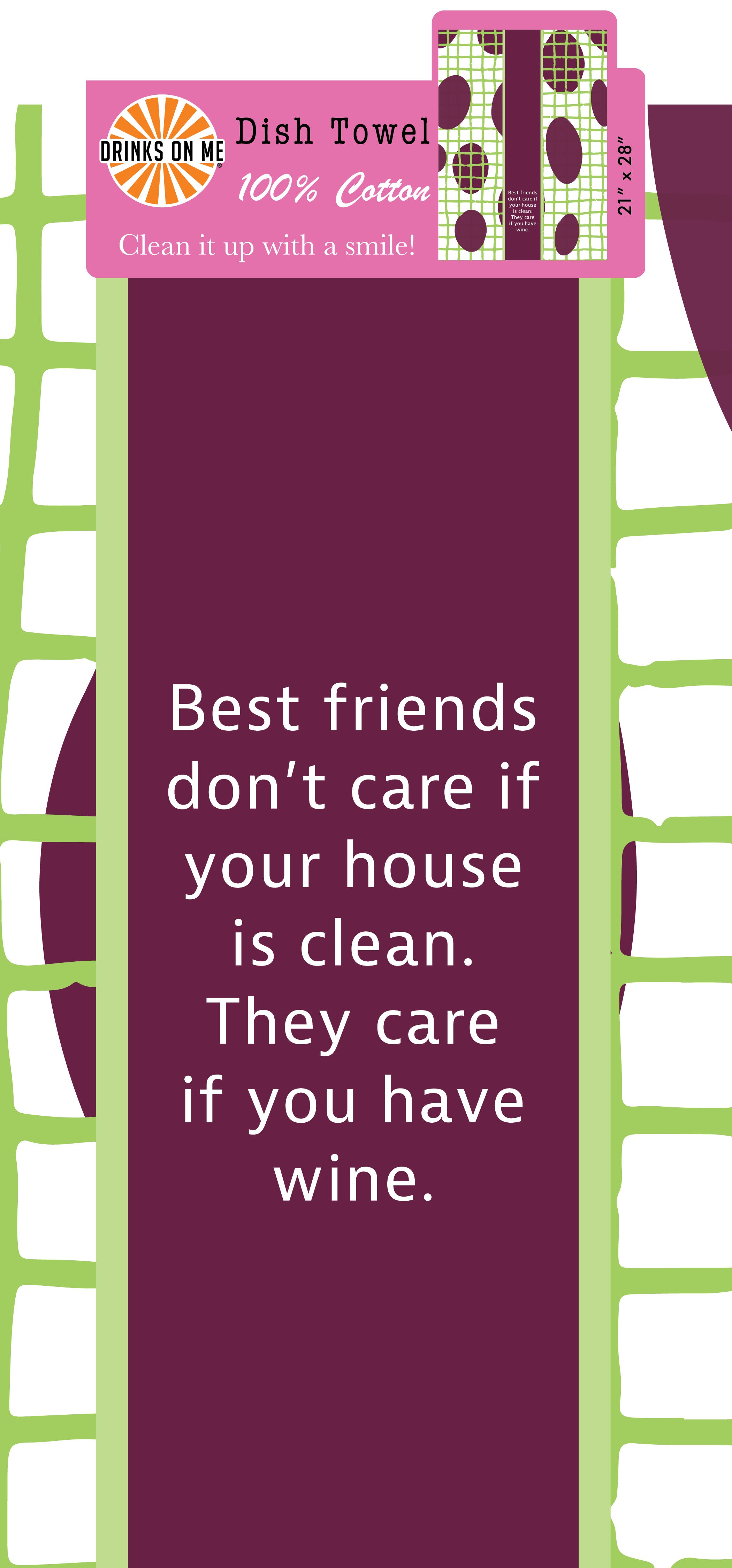 Best Friends Dish Towel Set - Super Absorbent & Quick-Drying Kitchen Towels for Washing Dishes, Cleaning & Drying Hands - Perfect for Home, Kitchen, Restaurant & Gifts