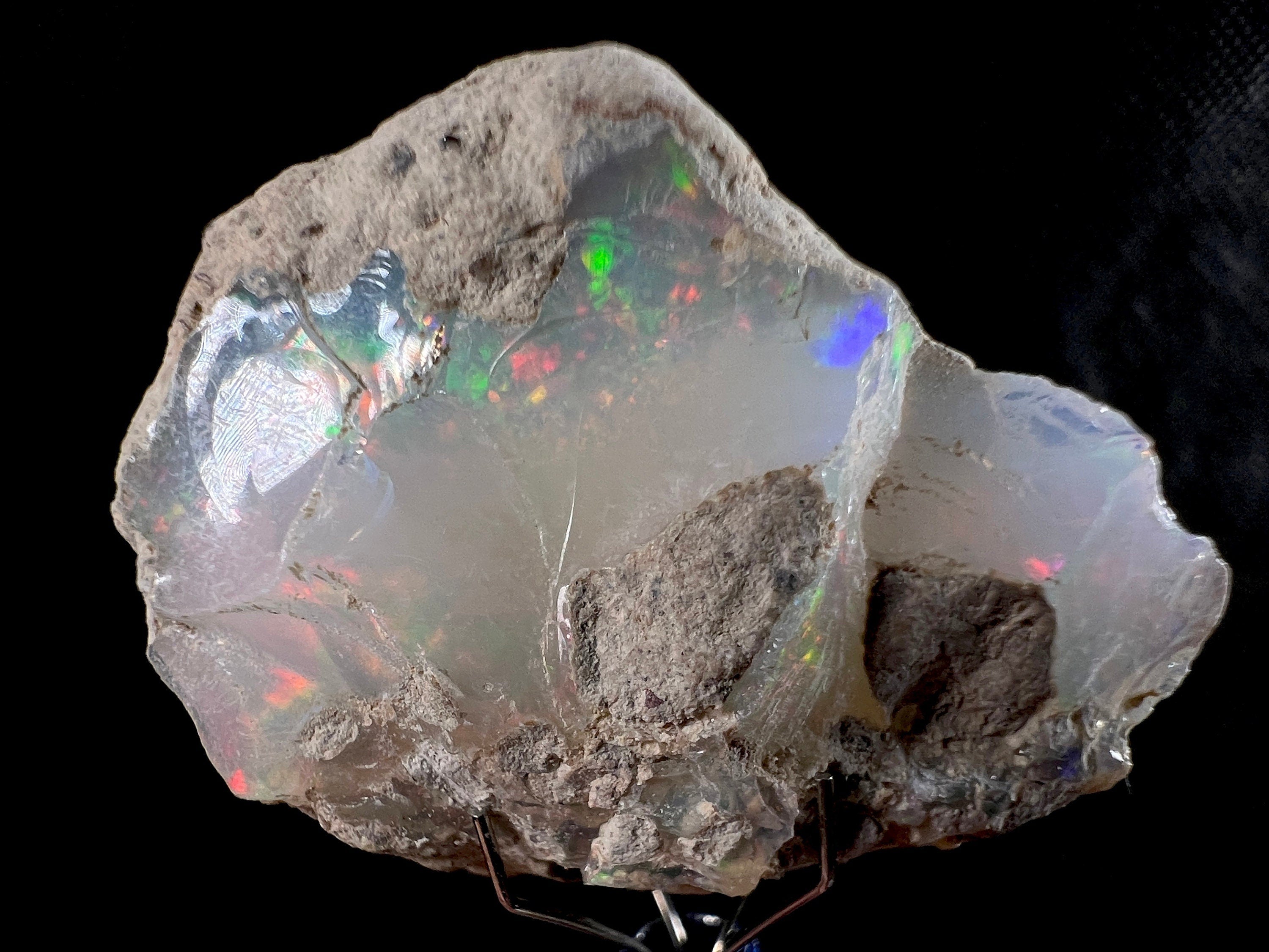 Premium 4A Welo Opal Raw Crystal - Certified Cutting Grade Gemstone for Jewelry Making | Ideal for Rings, Necklaces & DIY Craft Projects