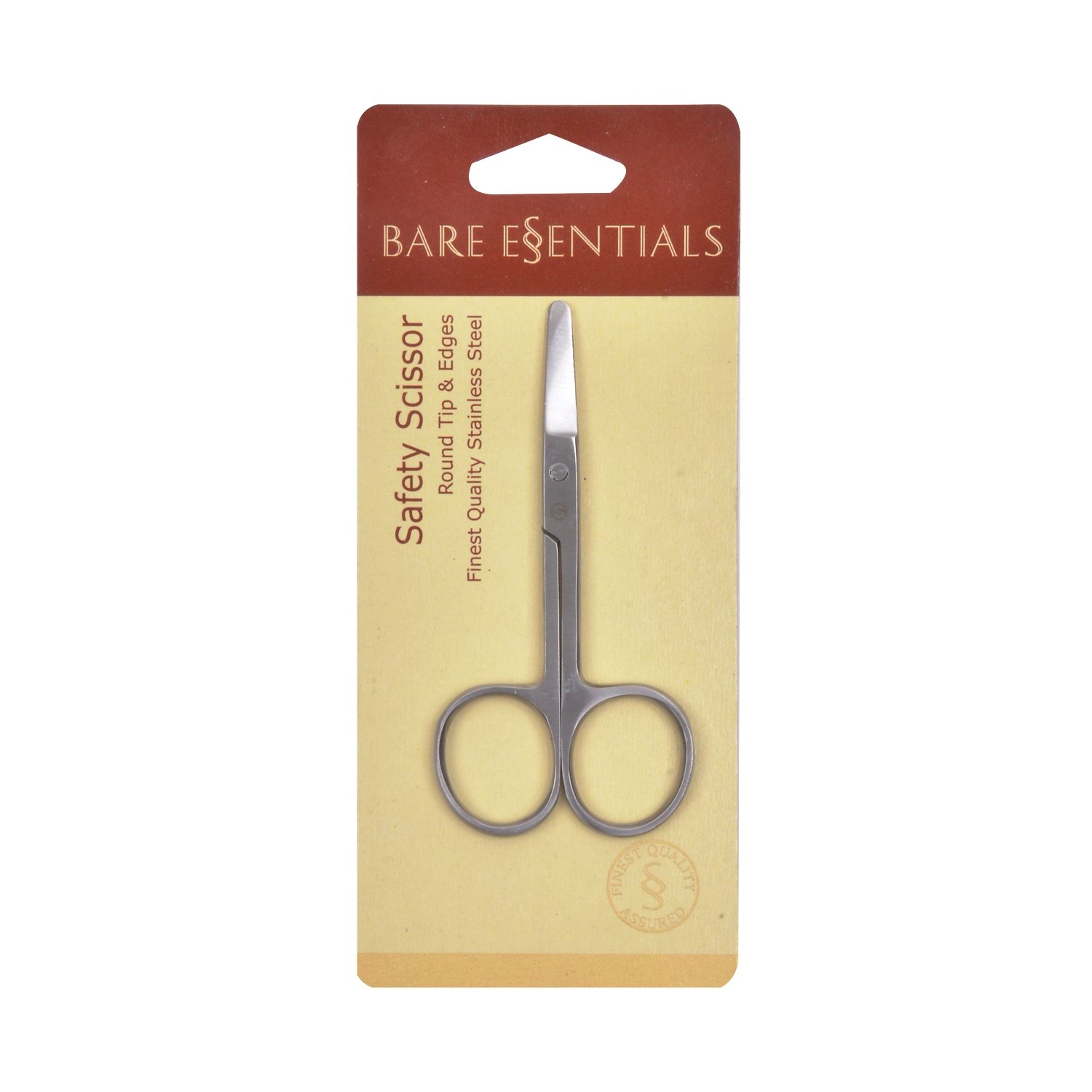 Bare Essentials Safety Scissors - Ultra Sharp Stainless Steel Blades for Kids, Office & Crafting | Perfect for School Projects, DIY Crafts & Home Use