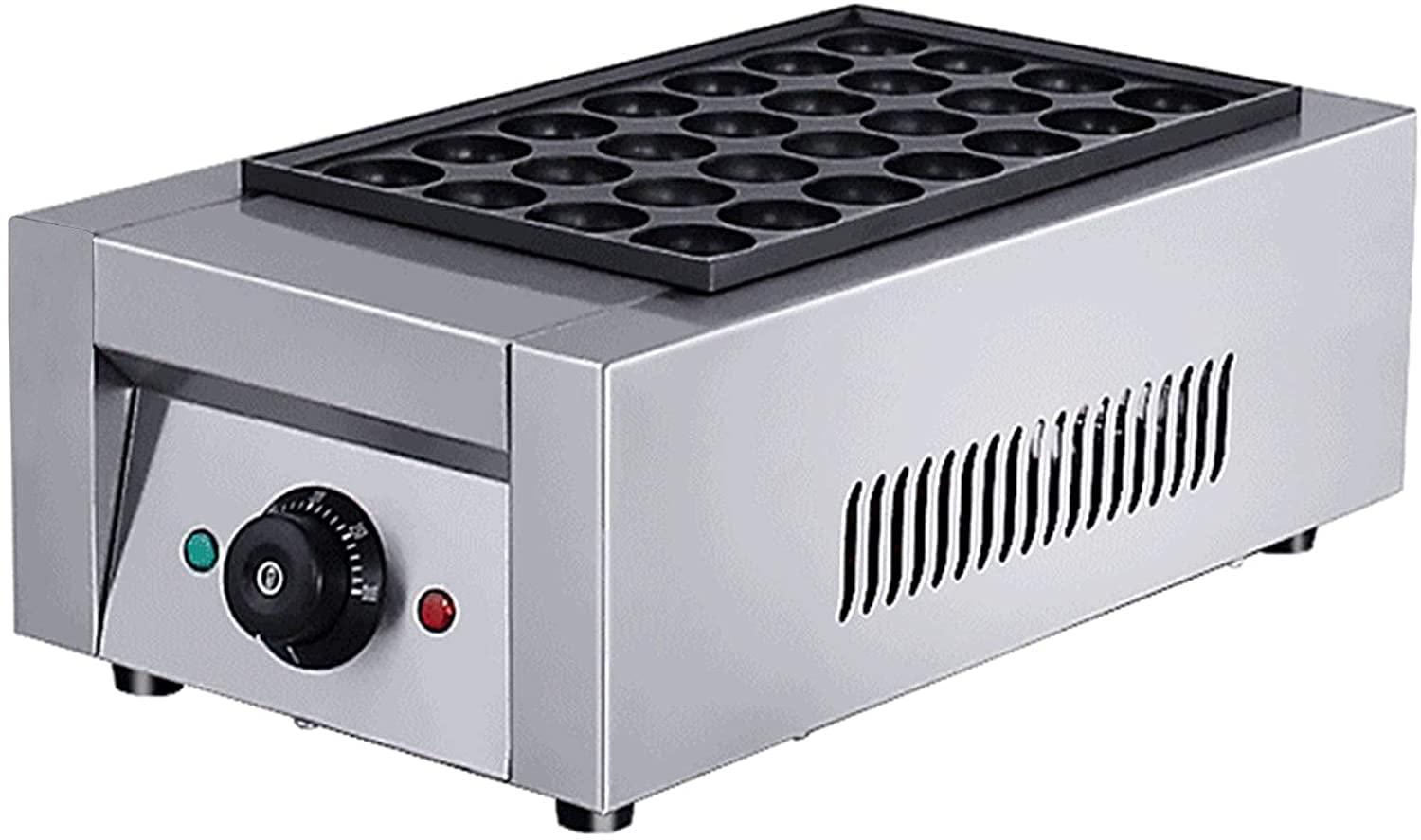 TBVECHI Commercial Electric Takoyaki Grill - 28 PCS Japanese Octopus Ball Maker Machine, Stainless Steel Nonstick Takoyaki Pan for Home & Restaurant Use - Perfect for Parties, Street Food Business, and Japanese Cuisine Cooking