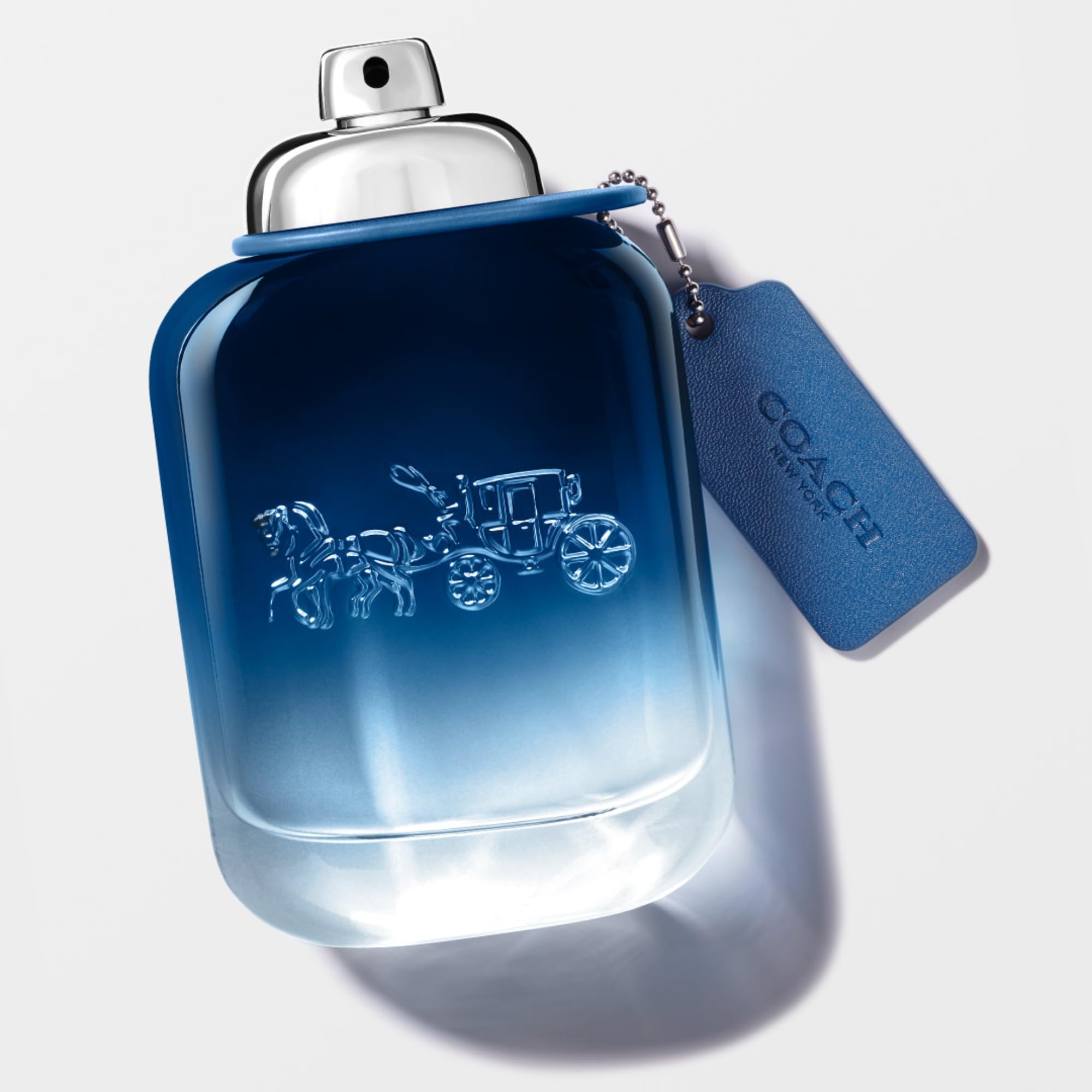 Coach Blue Eau de Toilette for Men - Long Lasting Cologne with Lime Oil, Black Pepper & Amber Notes - Fougere Aquatic Fragrance - Perfect for Date Night & Office Wear