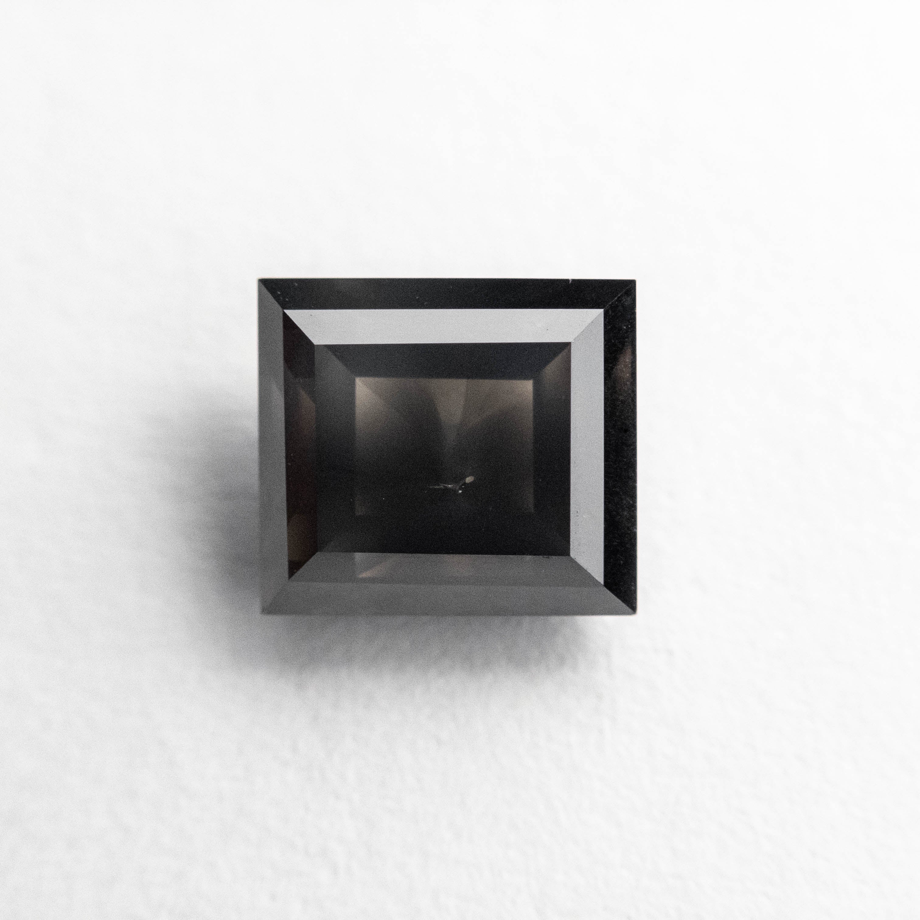 1.82ct Rose Cut Rectangle Diamond (6.99x6.26x3.75mm) - Premium Loose Gemstone for Engagement Rings & Jewelry Making