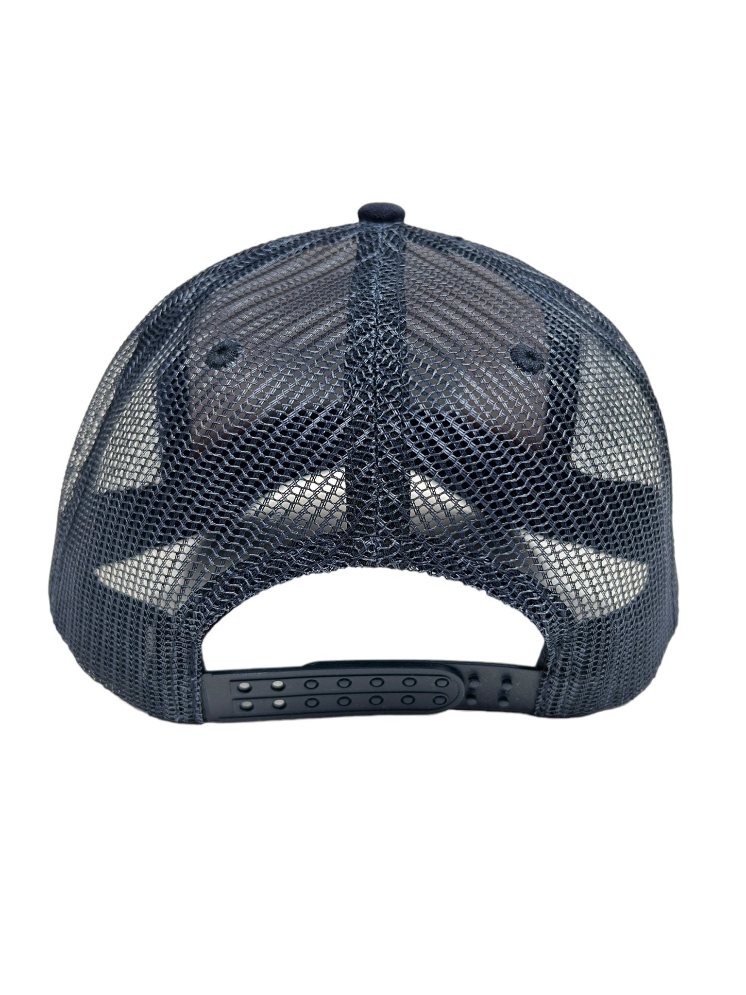 Pleasures Nightmare Trucker Hat - Navy & Yellow Color - Stylish Baseball Cap for Men & Women - Perfect for Casual Wear, Street Fashion, and Outdoor Activities