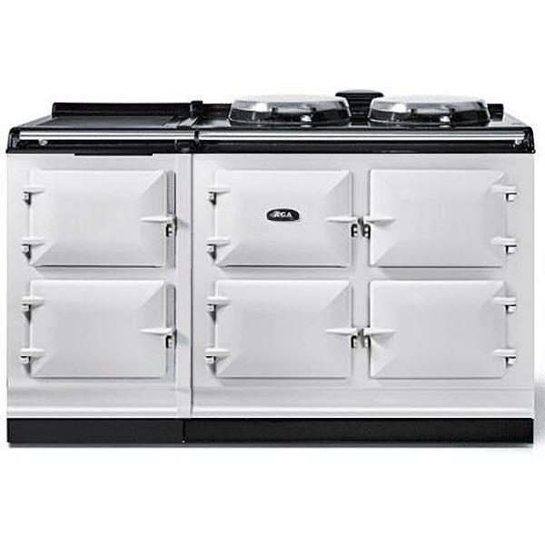 AGA 59-Inch R7 150 Classic Electric Range with Induction Hot Cupboard AR7560WPAS - Professional Kitchen Appliance for Home Chefs & Modern Restaurants