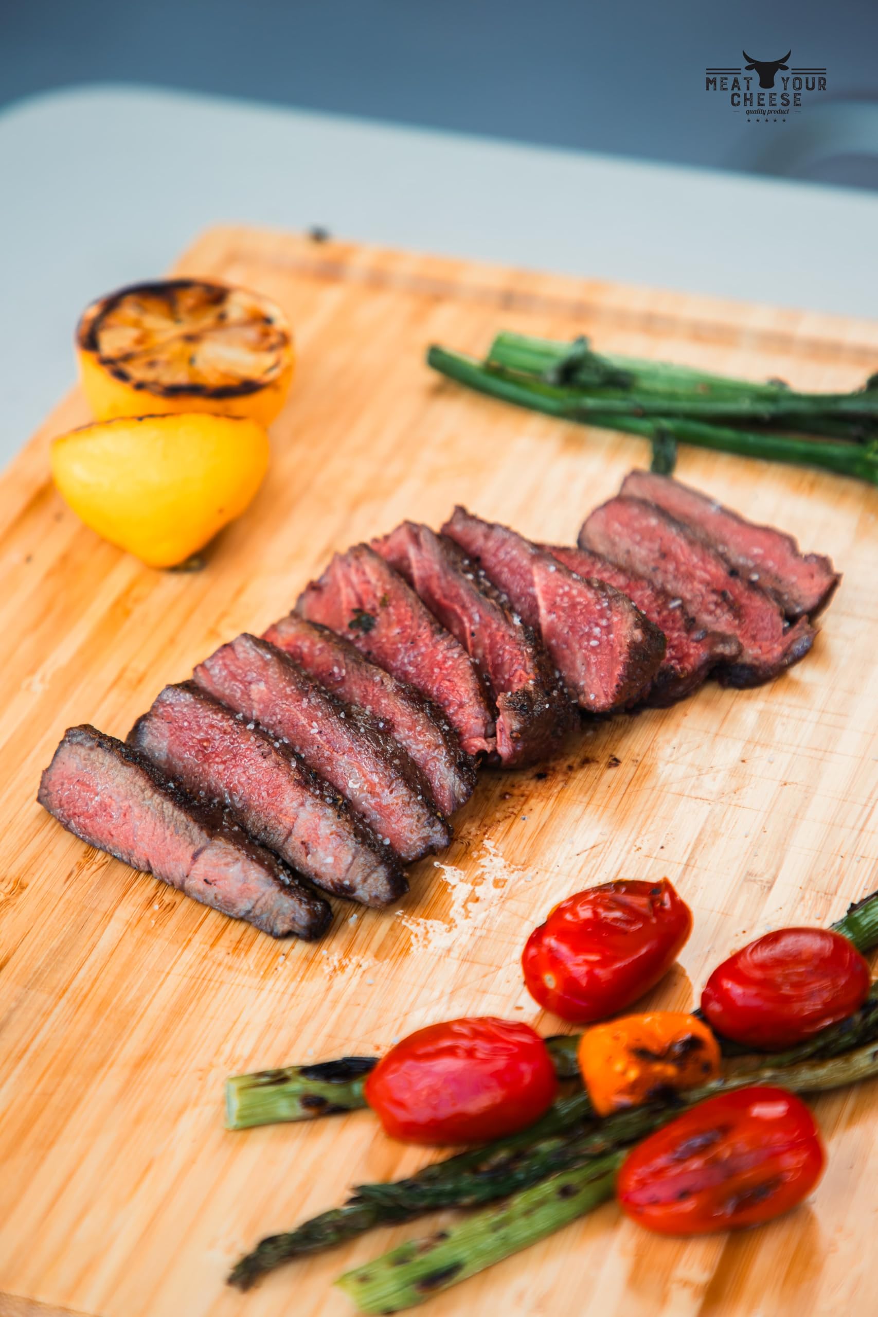 Premium Australian Wagyu Flat Iron Steak 8oz (4 Pack) - Grass Fed, Grain Finished, No Hormones - Tender & Juicy for Grilling, BBQ, and Fine Dining