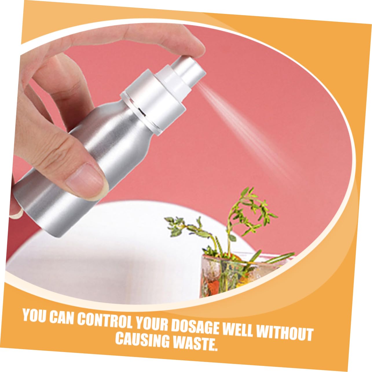 80ml Empty Spray Atomizer Bottle - Lightweight Compact Mist Sprayer for Cocktails, BBQ, Perfume & Essential Oils | Perfect for Bartending, Cooking, Aromatherapy & Travel