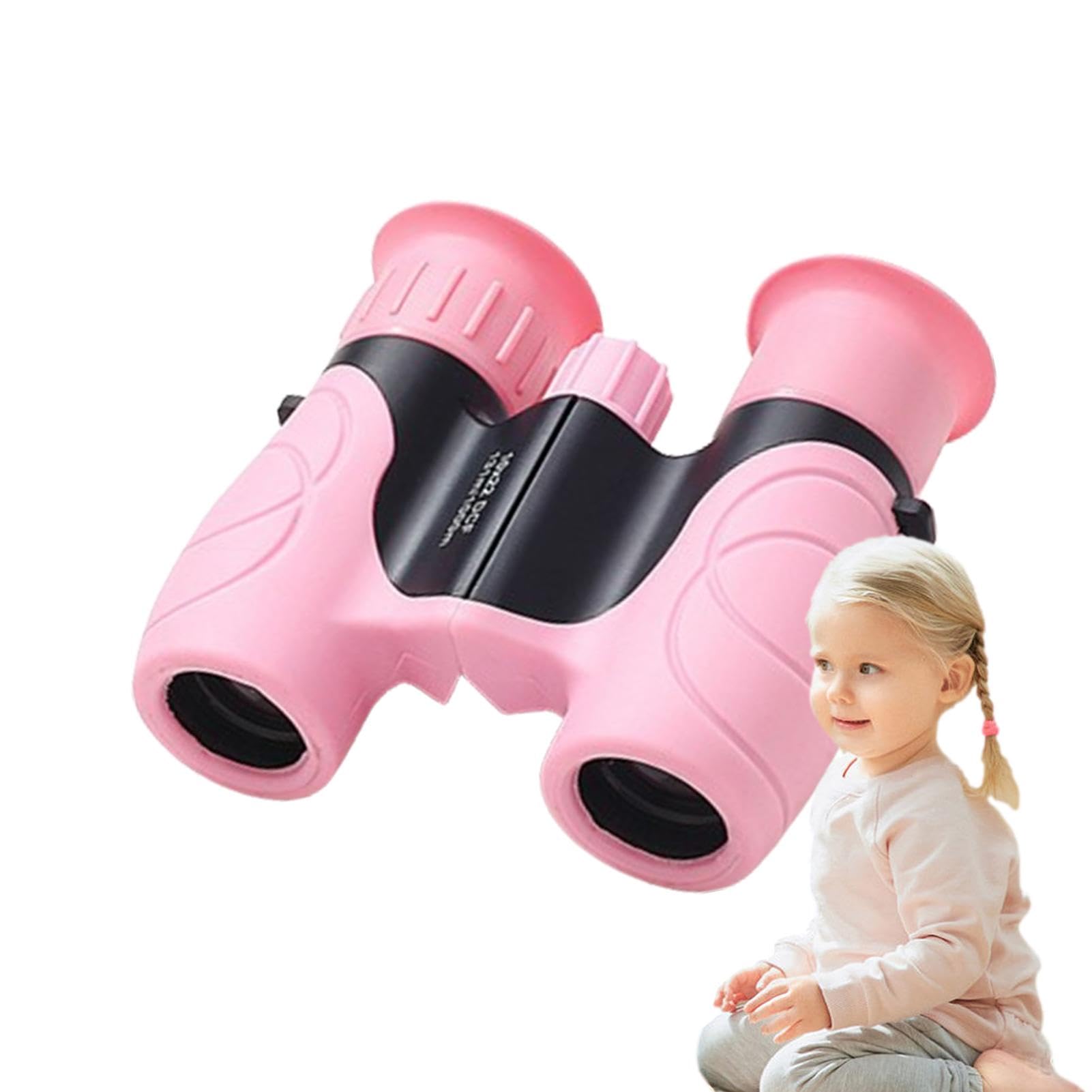 **Kids Telescope & Binoculars Set - 8X Magnification, Adjustable & Portable for Outdoor Adventures - Perfect for Hiking, Camping, Bird Watching & Early Education - Includes Storage Case & Neck Strap**