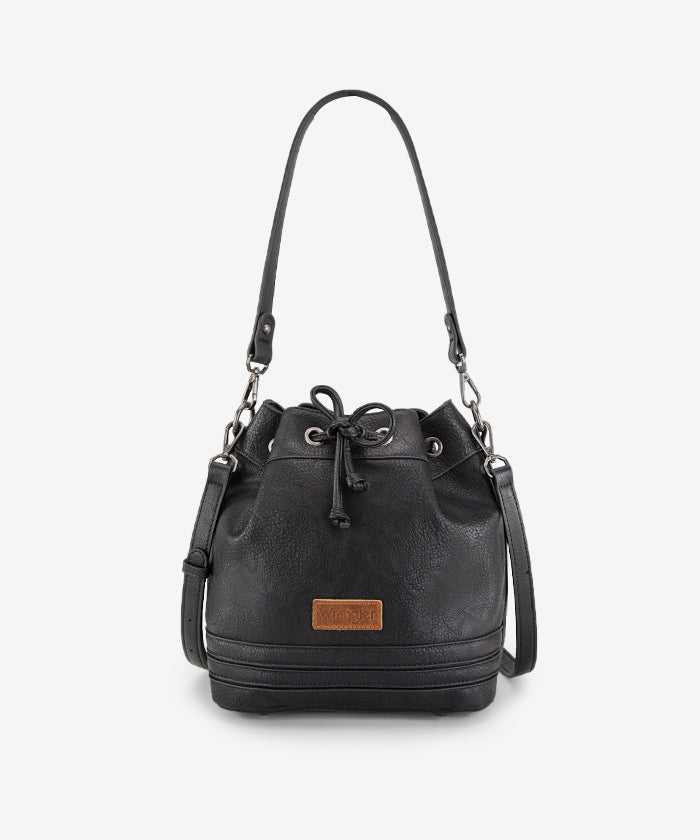 Wrangler Concealed Carry Bucket Crossbody Bag for Women & Men - Durable Tactical Waist Pack with Hidden Gun Pocket - Perfect for Hiking, Travel & Everyday Use
