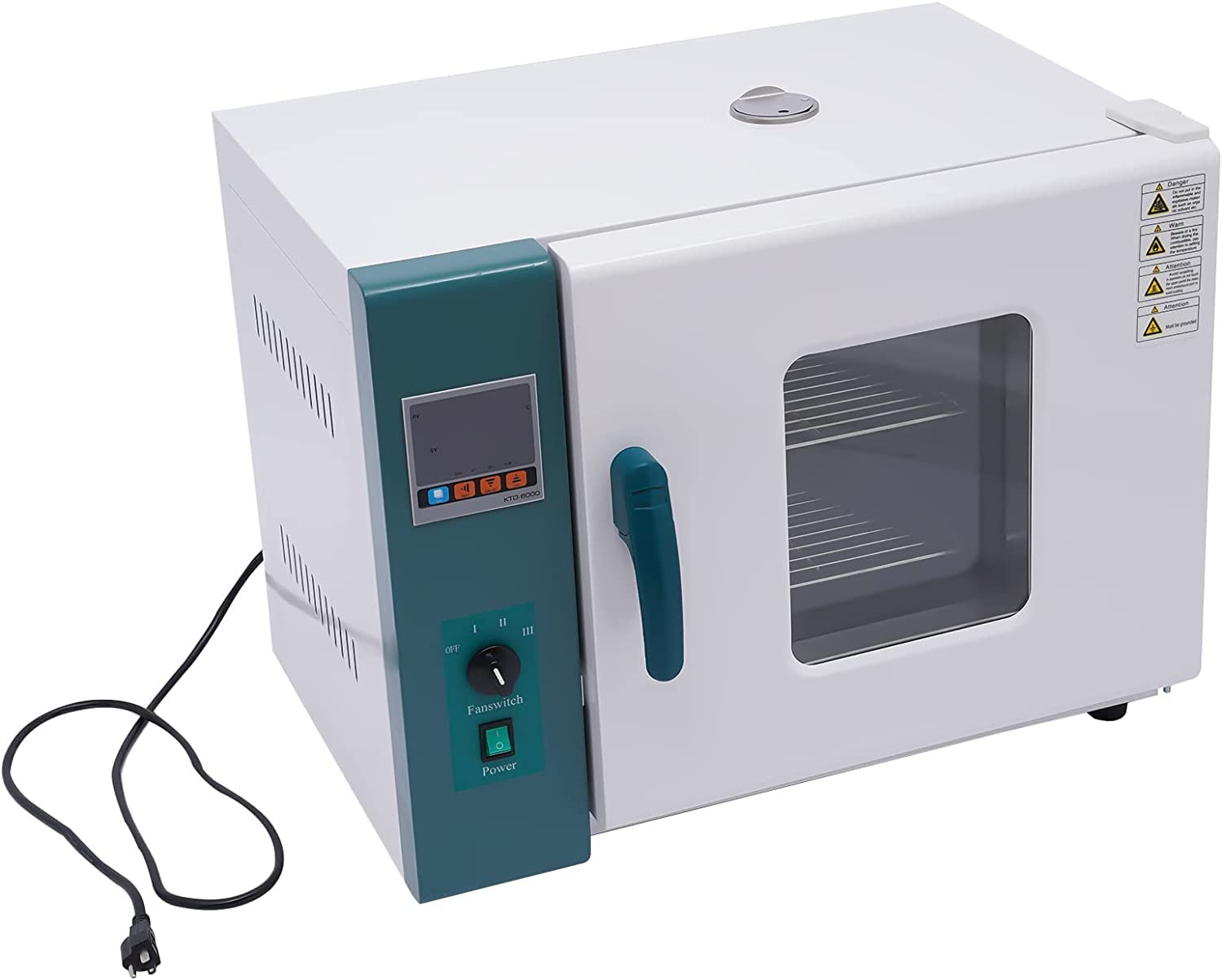1000W Digital Lab Forced Air Convection Drying Oven - 110V, 1.5 Cu Ft (14