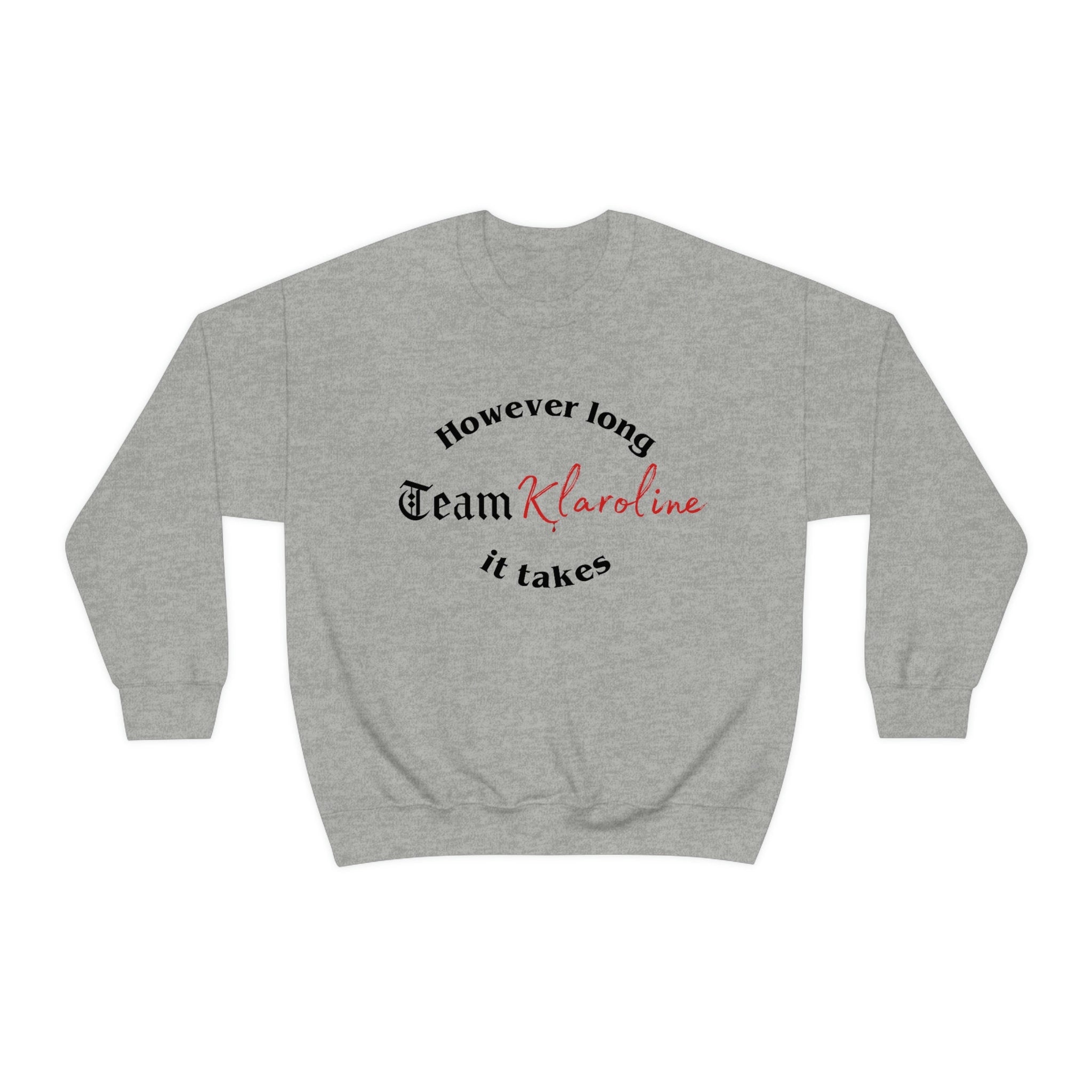 Team Klaroline Sweatshirt | The Vampire Diaries TVD Merch | Klaus Mikaelson Inspired Apparel | Perfect Gift for TVD Fans | Cozy for Halloween & Fan Conventions