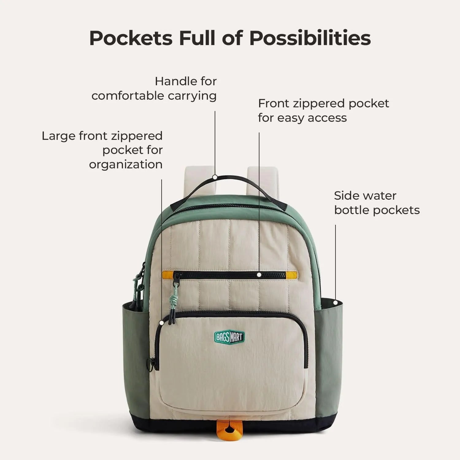 Paz 14L Kids Backpack for School, Travel & Outdoor Activities - Lightweight Waterproof Children's Daypack for Boys & Girls