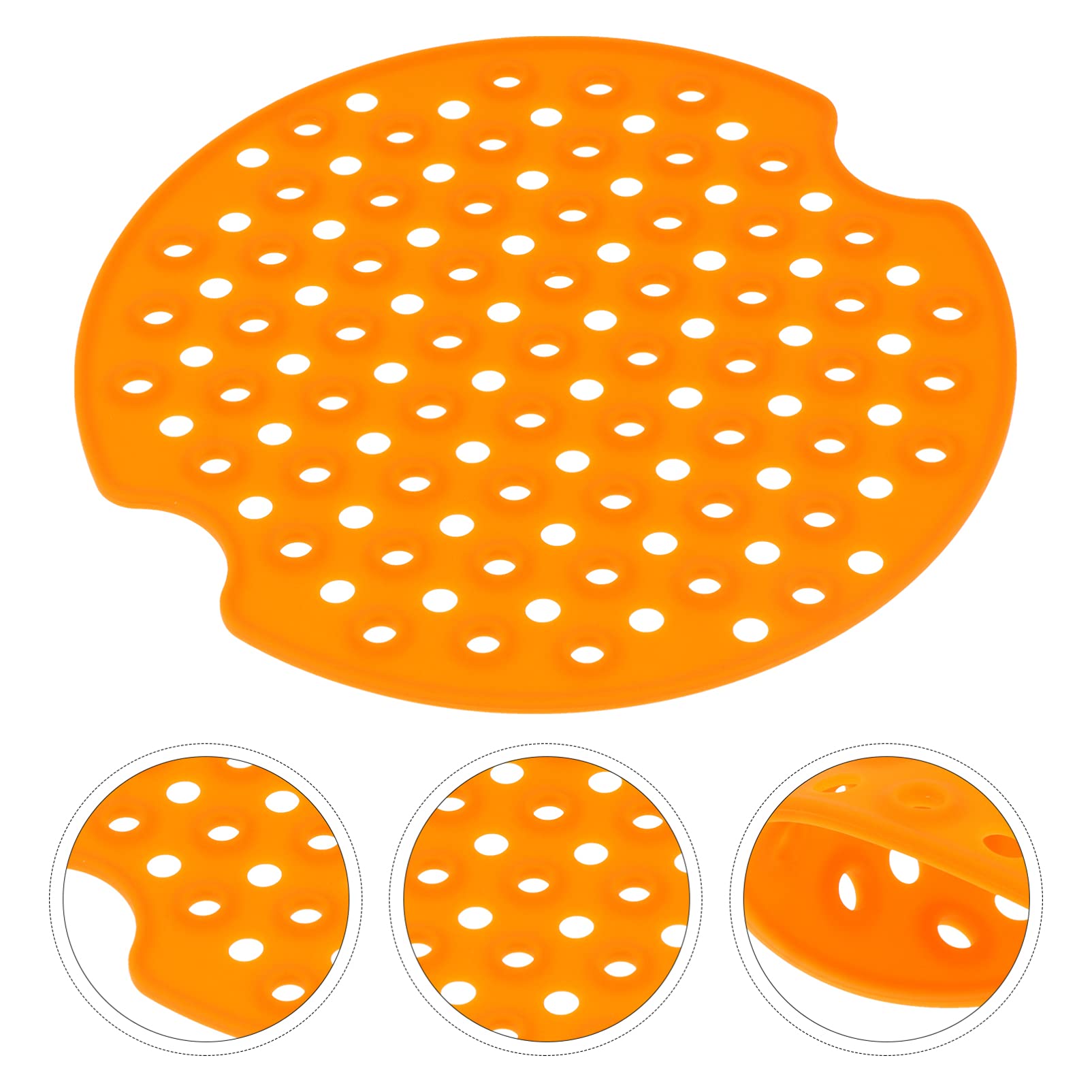 1PC Silicone Air Fryer Liner Mat - Reusable Non-Stick Baking & Steaming Pad for Air Fryers, Ovens & Microwaves - Perfect for Healthy Cooking, Meal Prep & Kitchen Baking Accessories