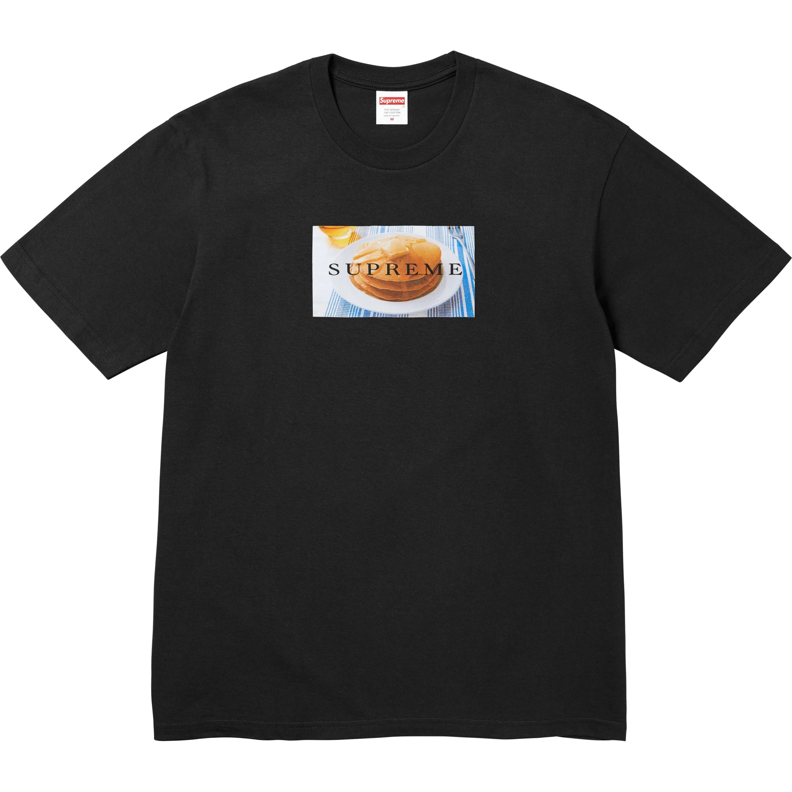 SUPREME 25SS PANCAKE TEE - Trendy Graphic T-Shirt for Men & Women - Perfect for Streetwear, Casual Outfits and Summer Fashion