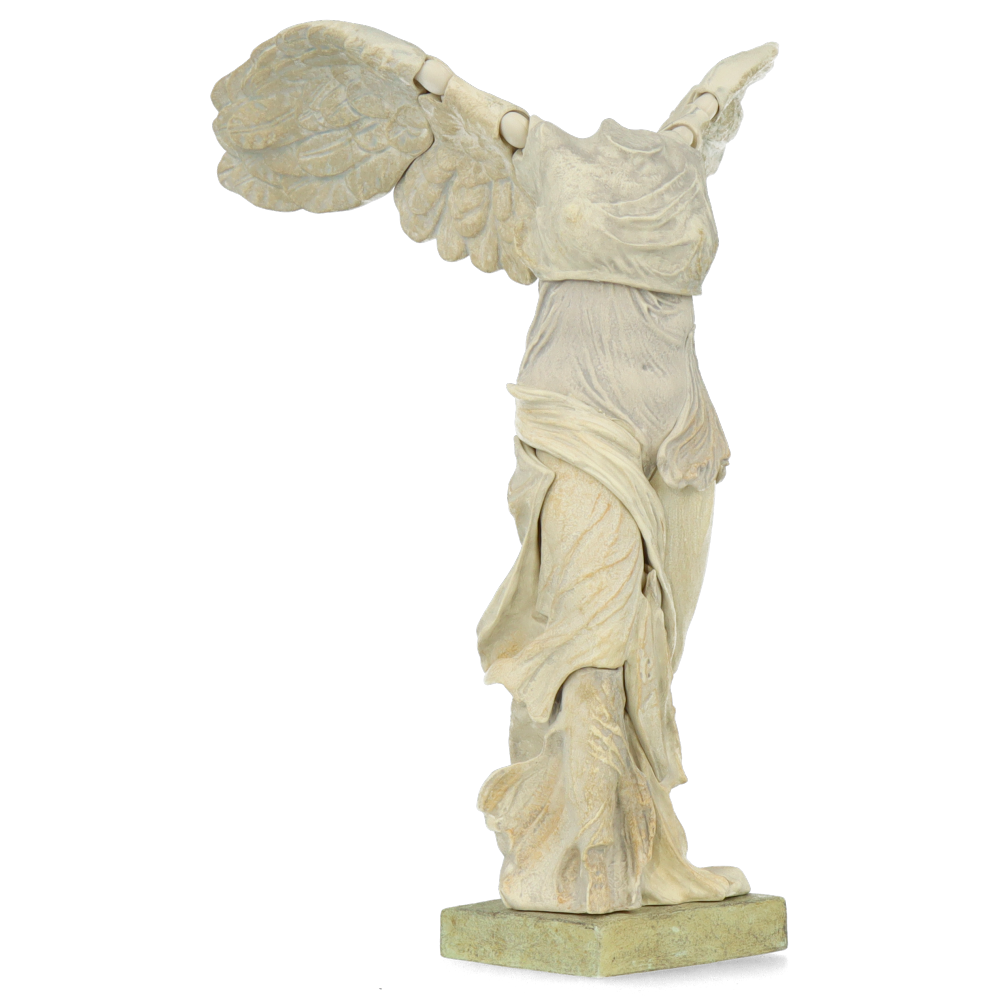 Figma La Victoire de Samothrace Statue - Table Museum Replica - Miniature Greek Winged Victory Sculpture for Home Decor, Office Display & Collectibles