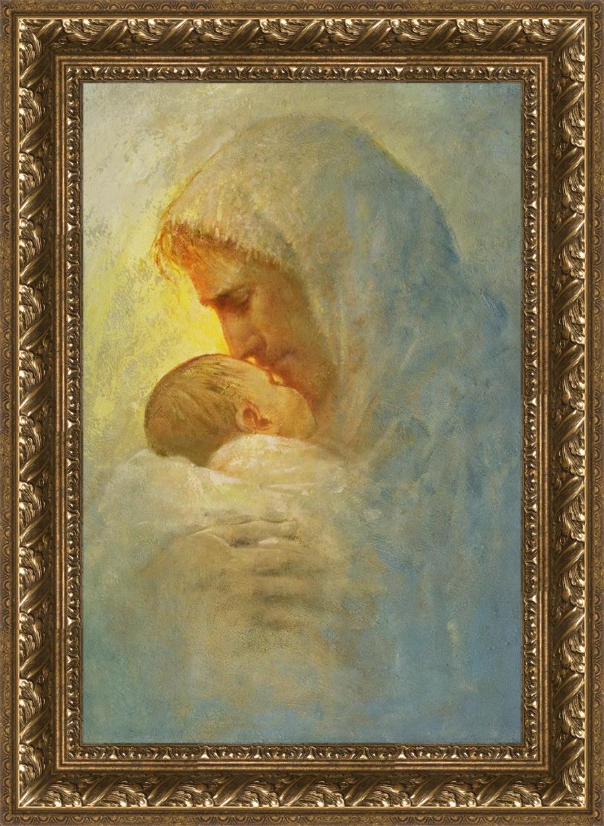 Abba By Yongsung Kim - Premium Christian Wall Art for Home & Church Decor | Inspirational Bible Verse Canvas Painting for Living Room, Bedroom & Office