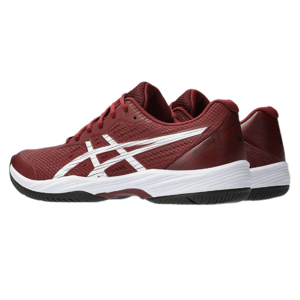 ASICS Gel-Game 9 Men's Tennis Shoes - Lightweight Performance Court Shoes for Men with Shock Absorption (Red/White) - Perfect for Competitive Tennis Matches & Casual Court Play