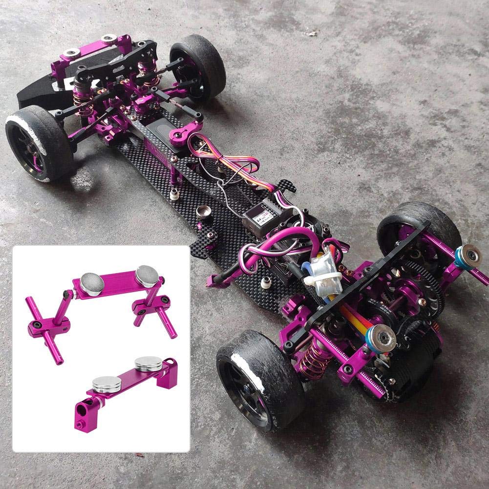 ASixxsix Magnetic RC Car Body Mount Kit - Lightweight Adjustable Mount for Tamiya 416/417 (S/XI/CS) | Perfect for RC Racing & Drifting