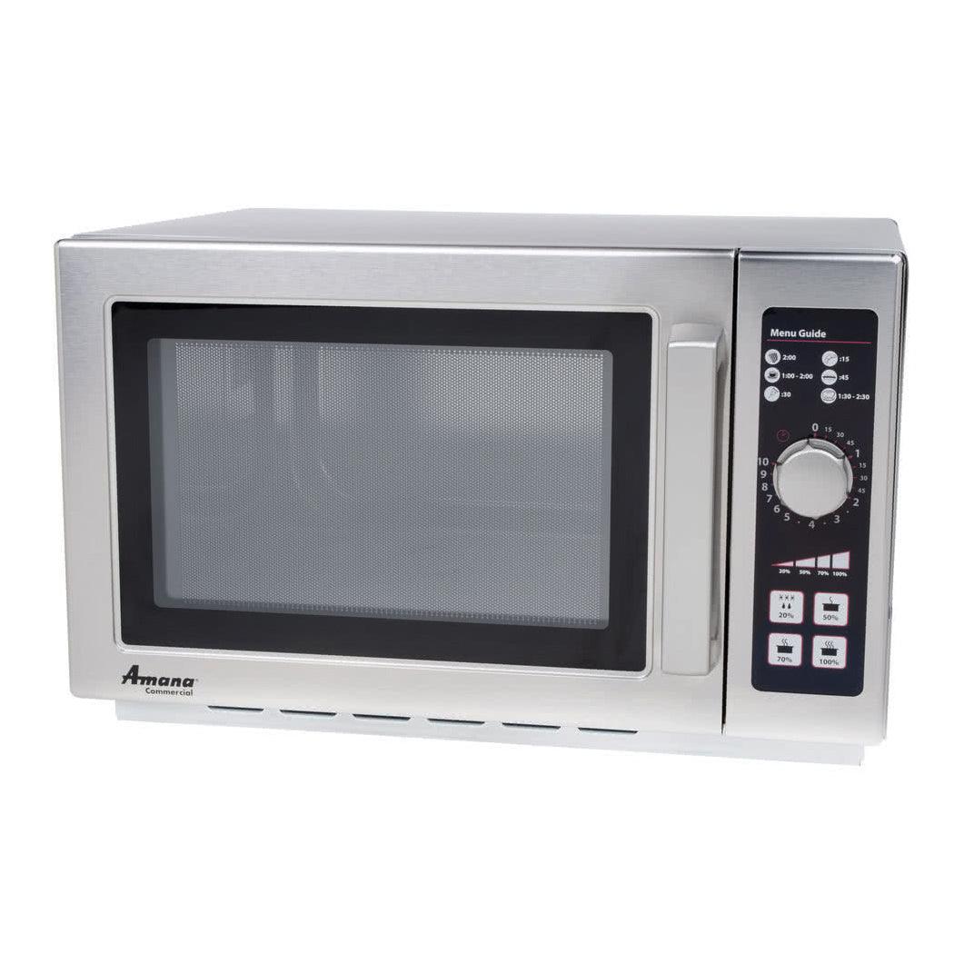 Amana RCS10DSE Medium Volume Commercial Microwave 120V - Perfect for Restaurants, Cafes & Fast Food Kitchens