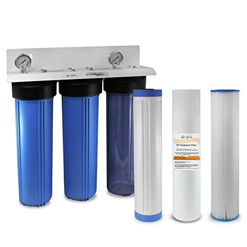 Max Water 3-Stage Whole House Water Filtration System - 20