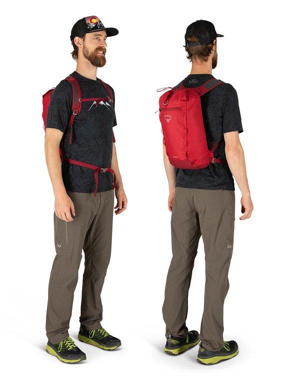 Osprey Daylite Cinch Everyday Backpack - Lightweight Hiking & Travel Daypack for Men & Women - Perfect for Commuting, School & Outdoor Adventures (Black)