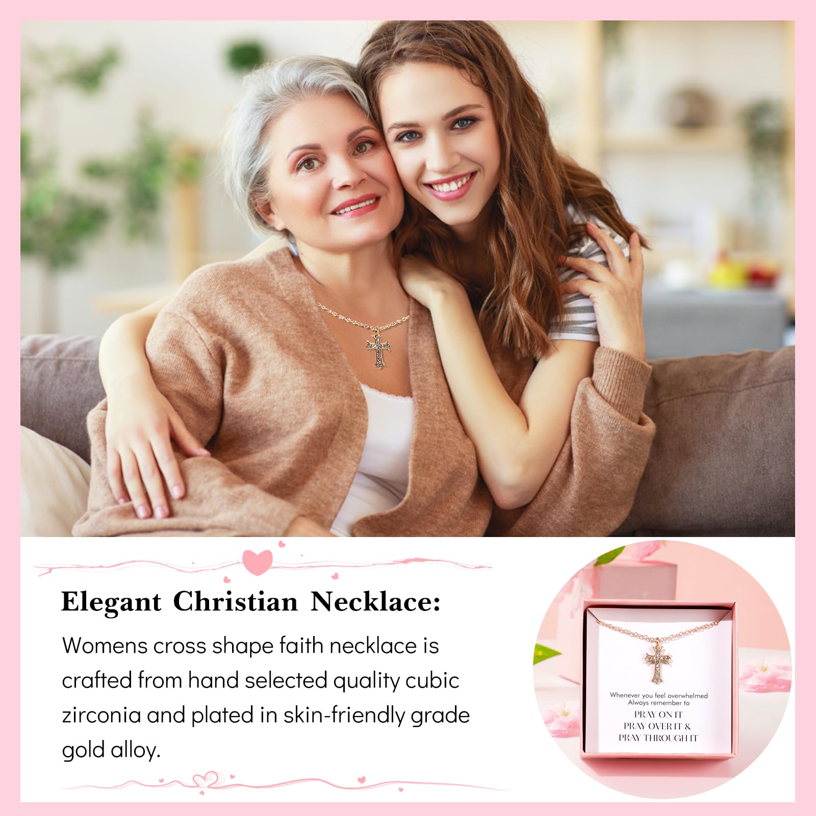 **Christian Gifts for Women - Inspirational Religious Gift Set for Mom, Sister, Grandma & Friends - Spiritual Birthday & Catholic Gifts - Perfect for Prayer, Bible Study & Daily Encouragement**