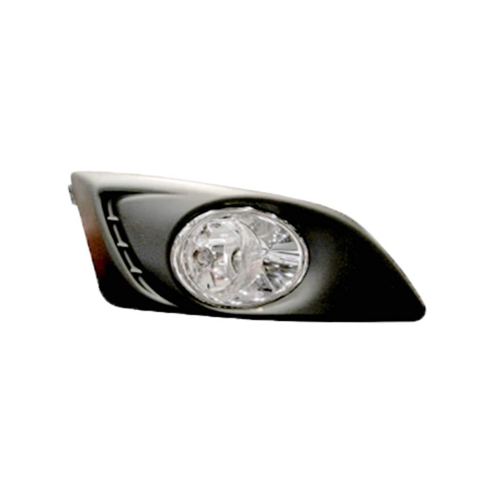 Chevy Sonic Aveo Fog Light Kit 2012-2016 - Clear Front Bumper Fog Lights Assembly with Halogen Bulbs & Covers (GM2593306, GM2592306) - Perfect for Night Driving and Off-Road Adventures